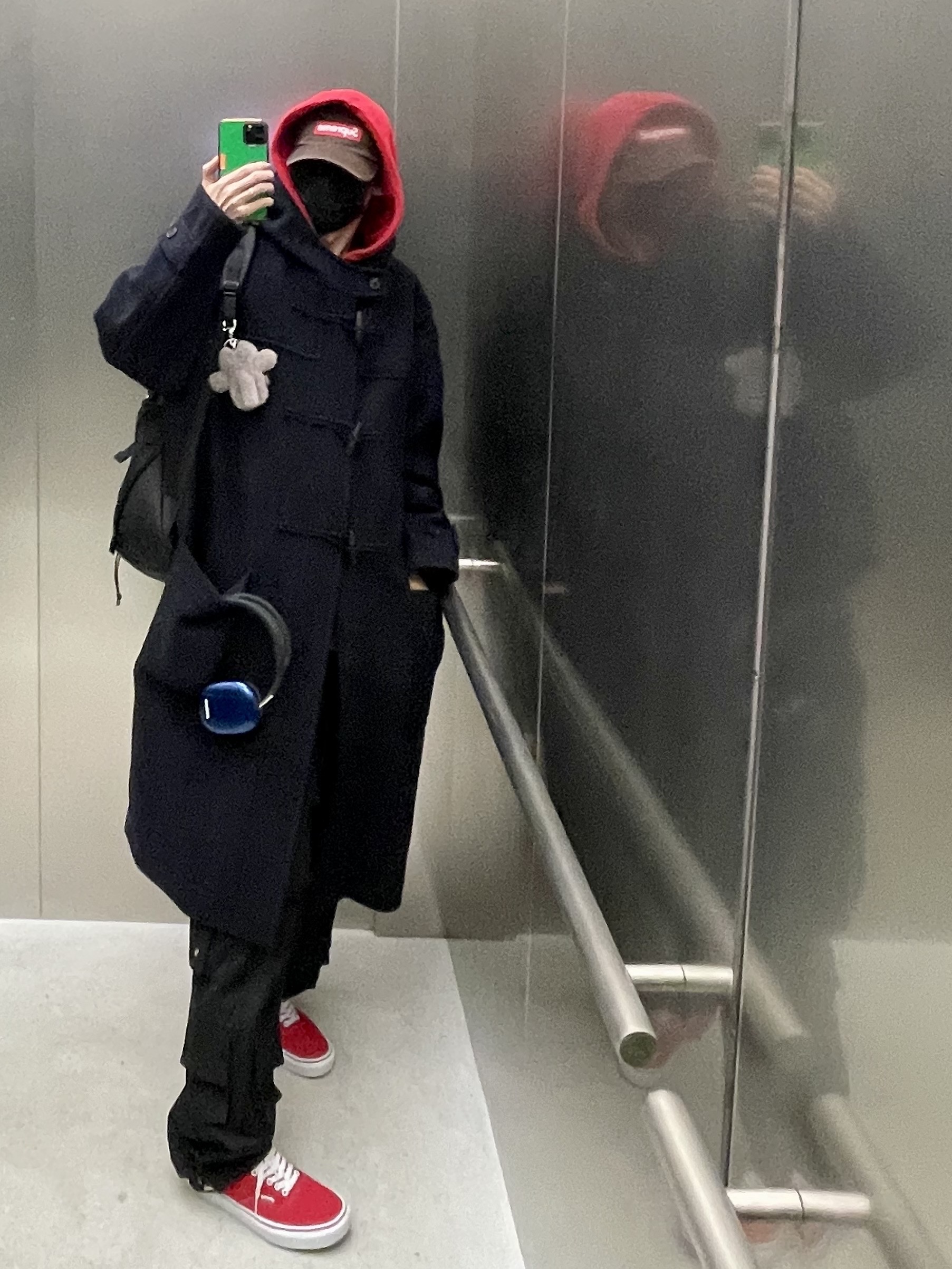 Apple AirPods Max Lightning Space Gray (Korean Ver.), Ader Error Standic AirPods Max Case Z-Blue 착용 스타일 - 6