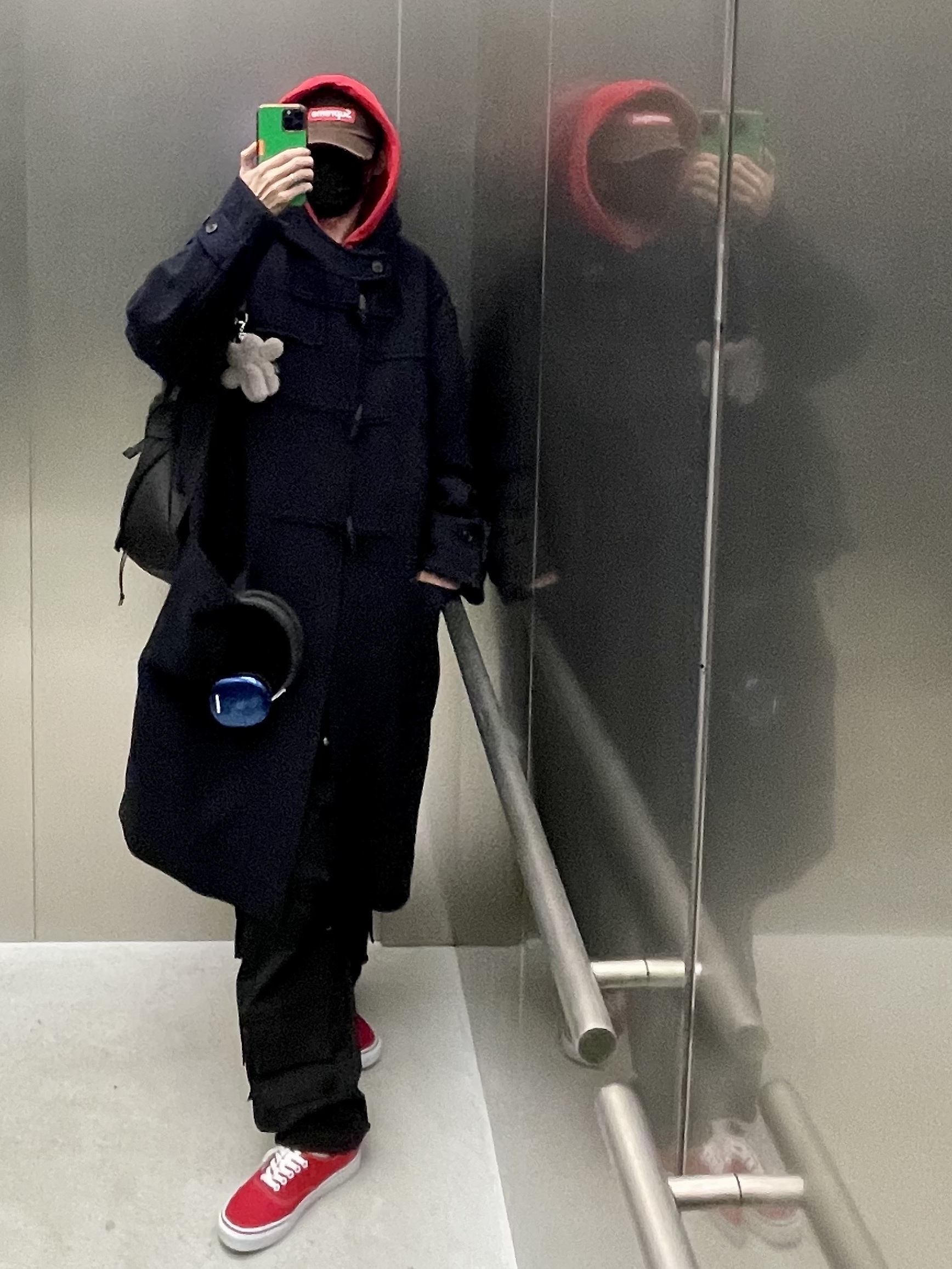 Apple AirPods Max Lightning Space Gray (Korean Ver.), Ader Error Standic AirPods Max Case Z-Blue 착용 스타일 - 5