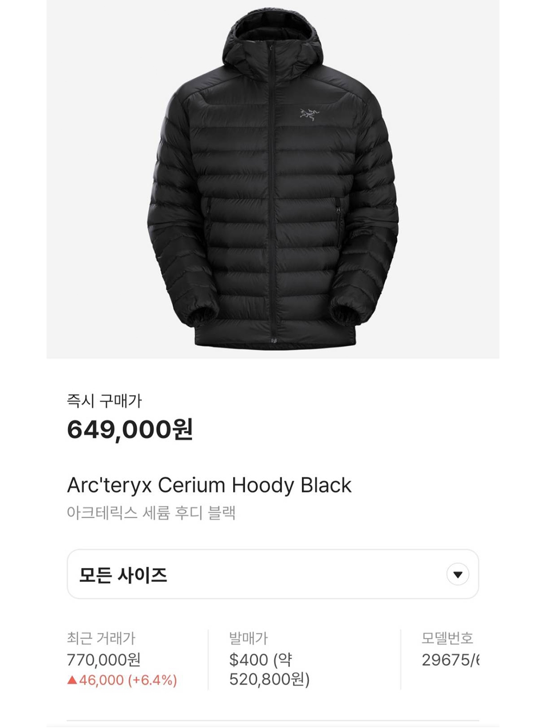 Arc'teryx Thorium Hoody Black, Arc'teryx Thorium AR Hoody Black 착용 스타일 - 5