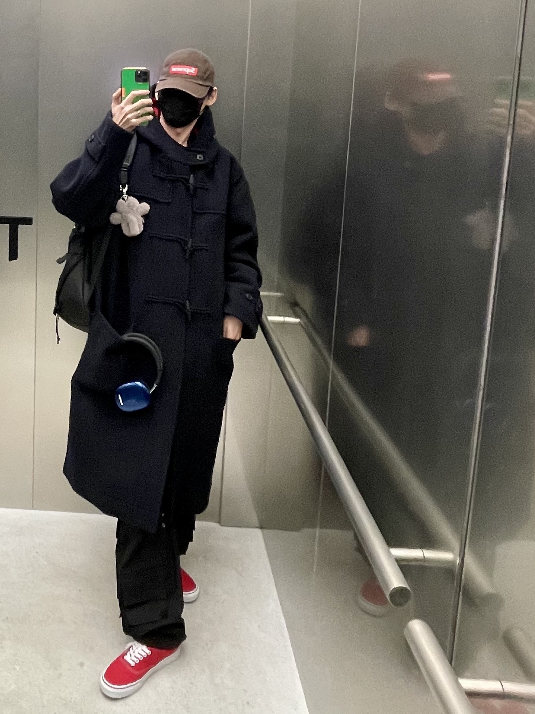 Apple AirPods Max Lightning Space Gray (Korean Ver.), Ader Error Standic AirPods Max Case Z-Blue 착용 스타일 - 8