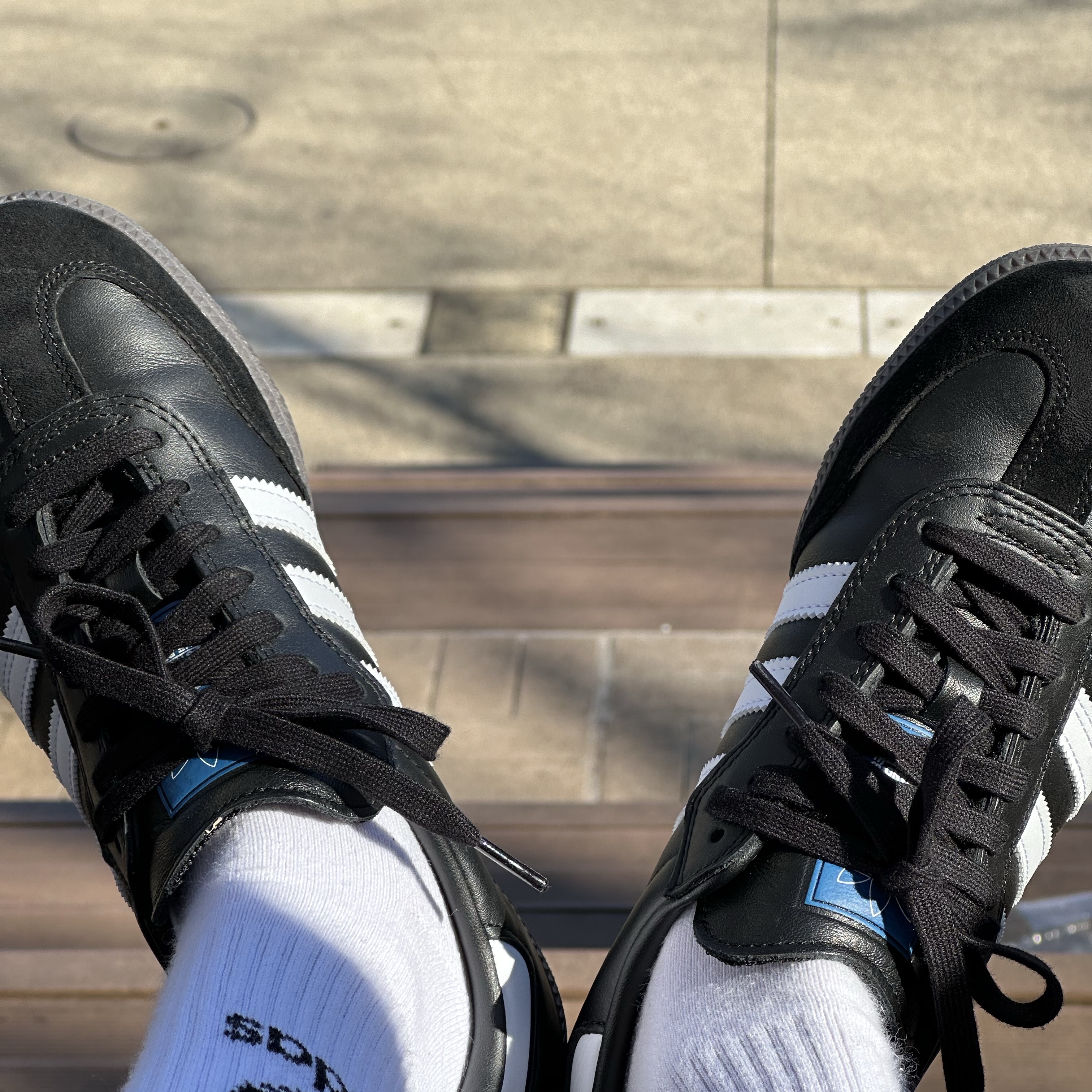 Adidas Samba ADV Black 착용 스타일