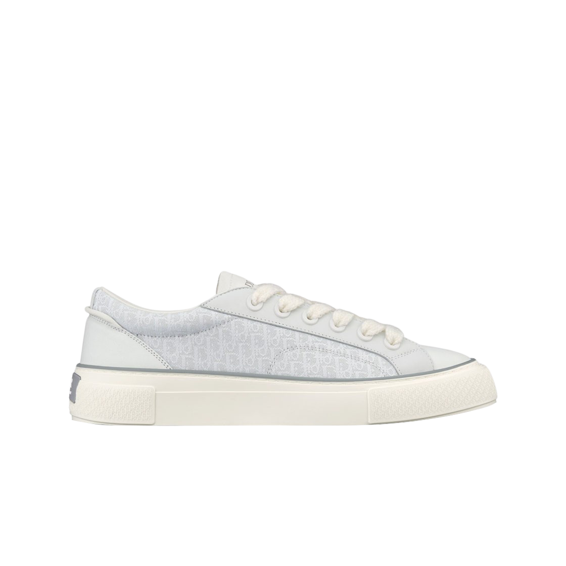 디올 B33 스니커즈 스무스 카프스킨 & 디올 오블리크 자카드 화이트(Dior B33 Sneakers Smooth Calfskin and Dior Oblique Jacquard White) - 1