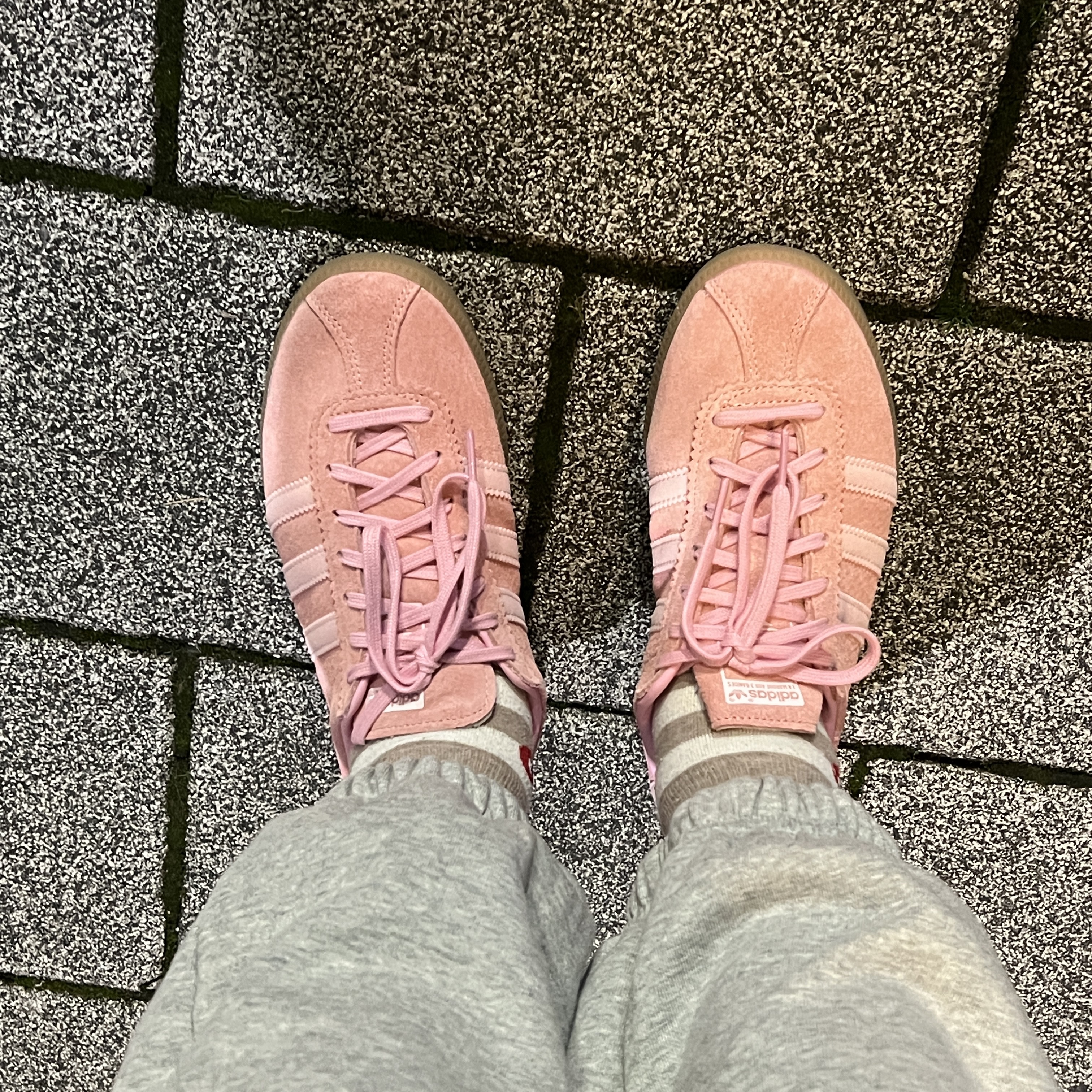 Adidas Bermuda Glow Pink 착용 스타일