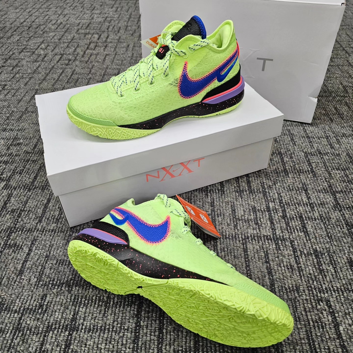 Nike LeBron NXXT Gen EP Ghost Green 착용 스타일 - 6