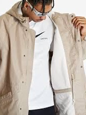 Nike x Drake Nocta Basketball Sideline Jacket Khaki (DV3647-248) 착용 스타일 - 5