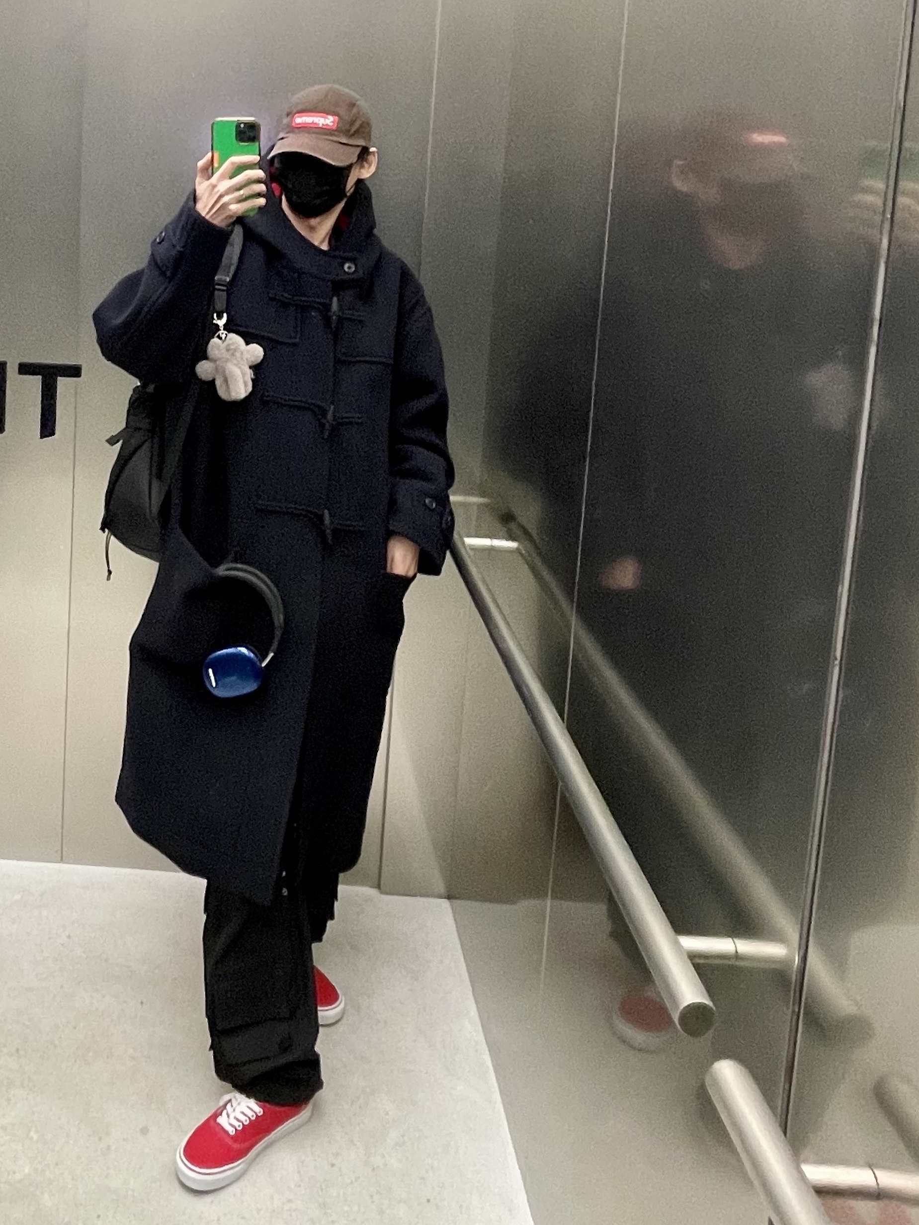 Apple AirPods Max Lightning Space Gray (Korean Ver.), Ader Error Standic AirPods Max Case Z-Blue 착용 스타일 - 7
