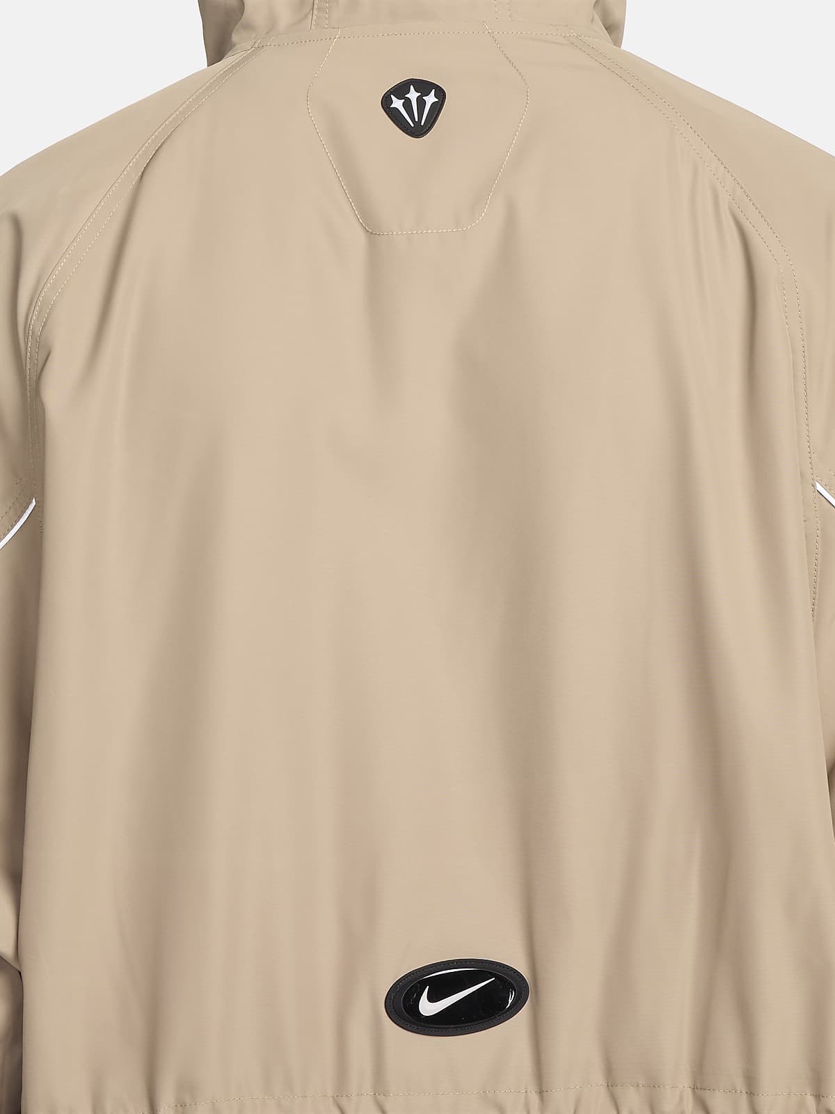 Nike x Drake Nocta Basketball Sideline Jacket Khaki (DV3647-248) 착용 스타일 - 1