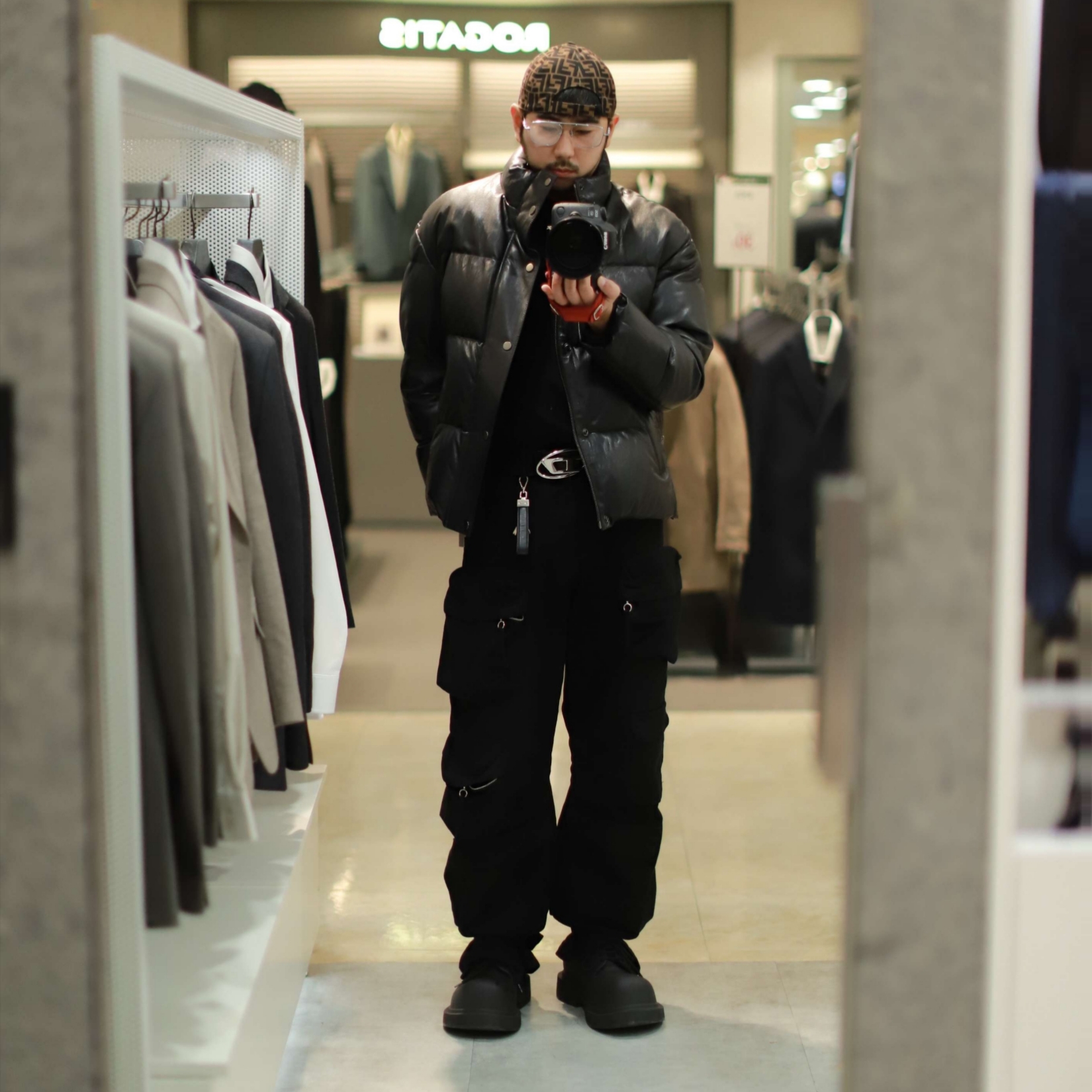 Balenciaga Steroid Derby Black 착용 스타일