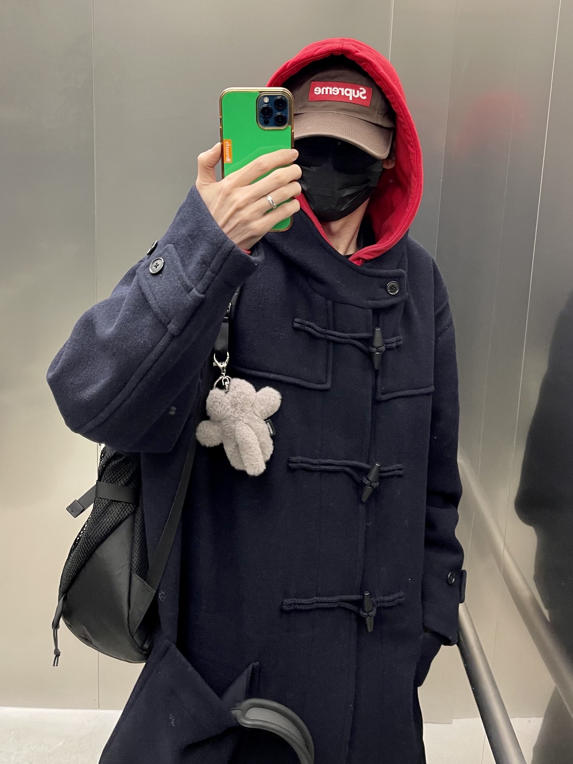 Apple AirPods Max Lightning Space Gray (Korean Ver.), Ader Error Standic AirPods Max Case Z-Blue 착용 스타일 - 3