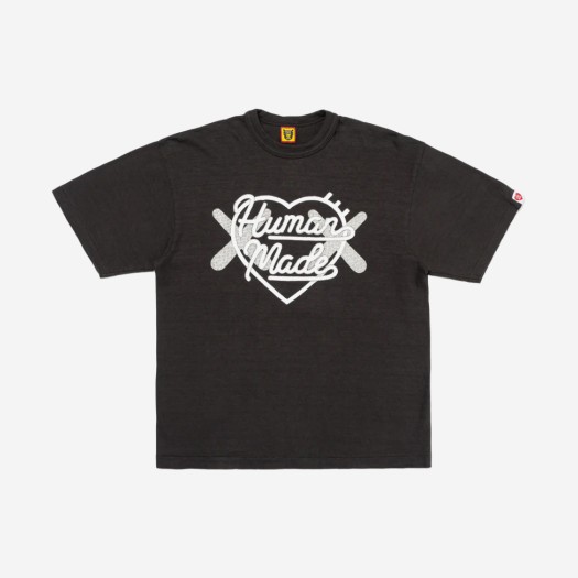 휴먼 메이드 x 카우스 그래픽 티셔츠 #1 블랙