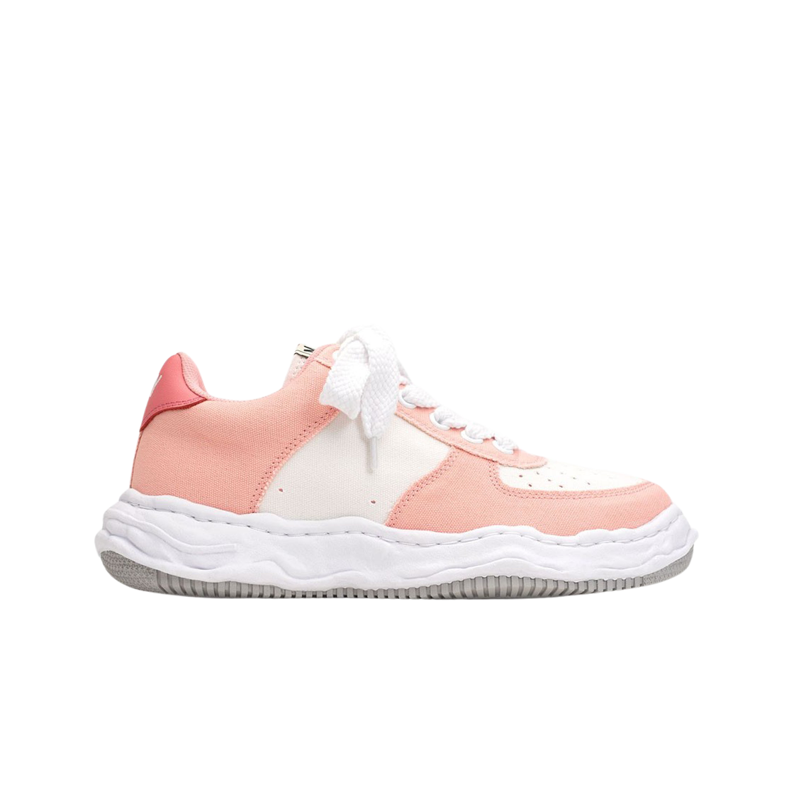 메종 미하라 야스히로 웨인 OG 솔 캔버스 로우탑 스니커즈 핑크 화이트(Maison Mihara Yasuhiro Wayne OG Sole Canvas Low-top Sneakers Pink White) - 1
