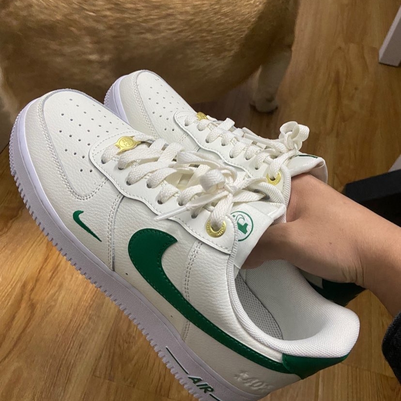 Nike Air Force 1 '07 LV8 40th Anniversary Join Forces Sail Malachite 착용 스타일 - 2