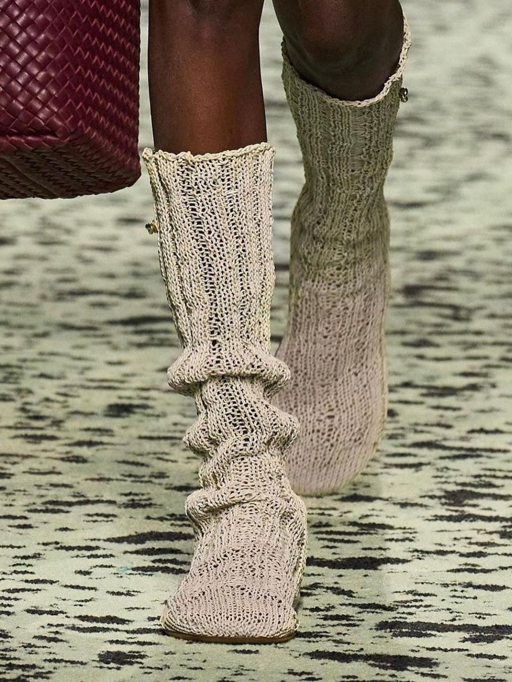Bottega Veneta Domenica Boot Sea Salt, (W) Bottega Veneta Domenica Boot Vernis 착용 스타일 - 4