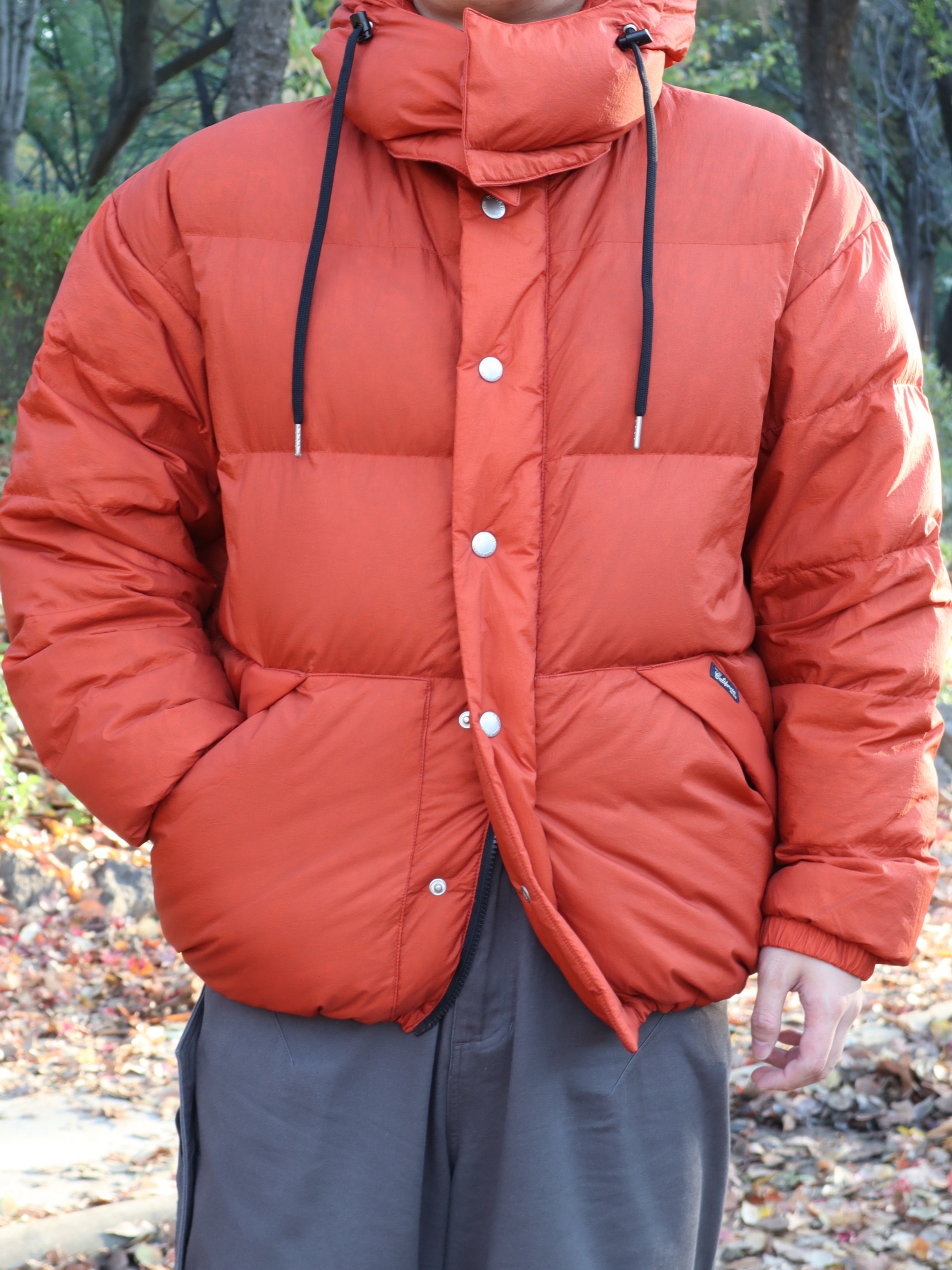 Farfromwhat Far Layered Work Pants Charcoal 착용 스타일 - 7