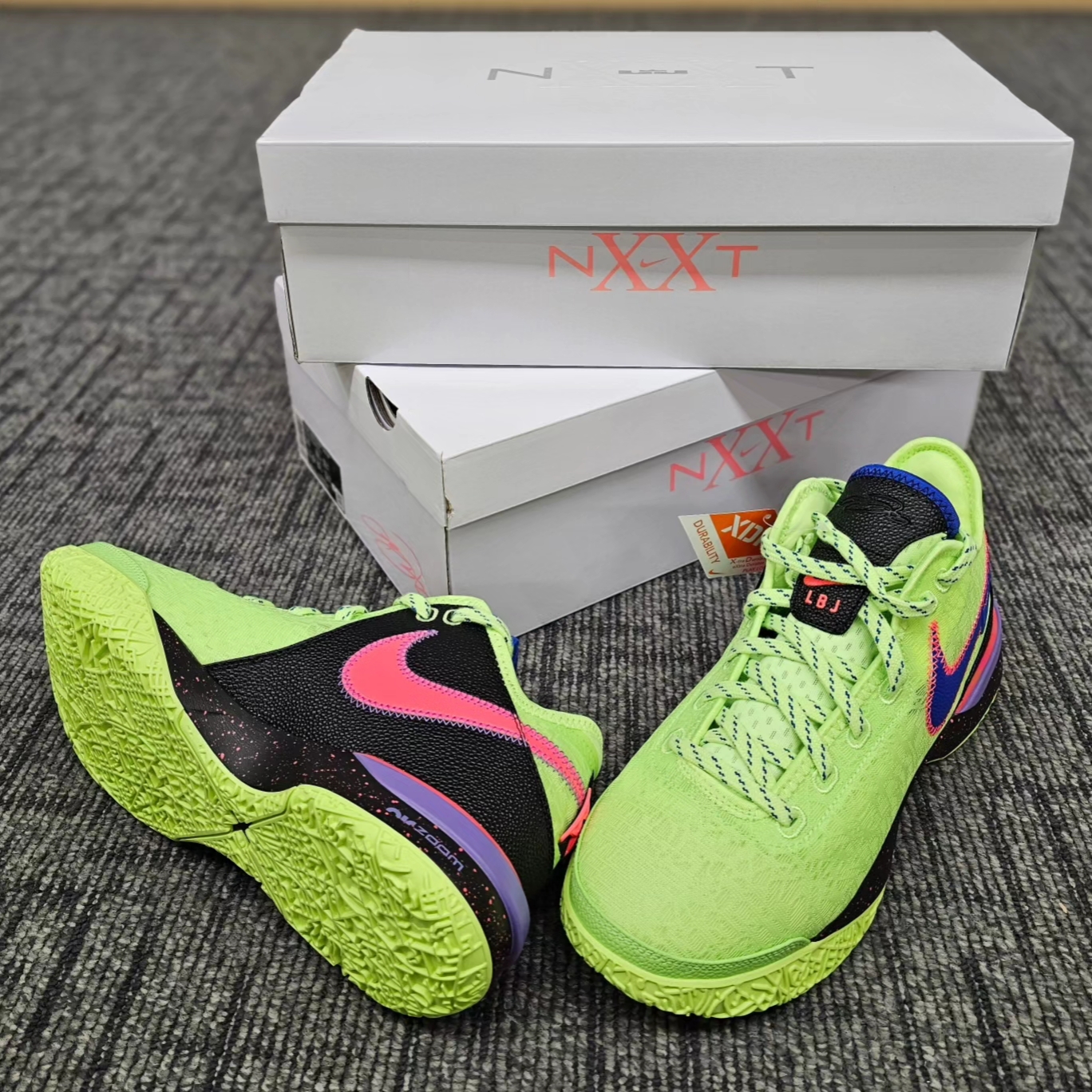 Nike LeBron NXXT Gen EP Ghost Green 착용 스타일 - 4