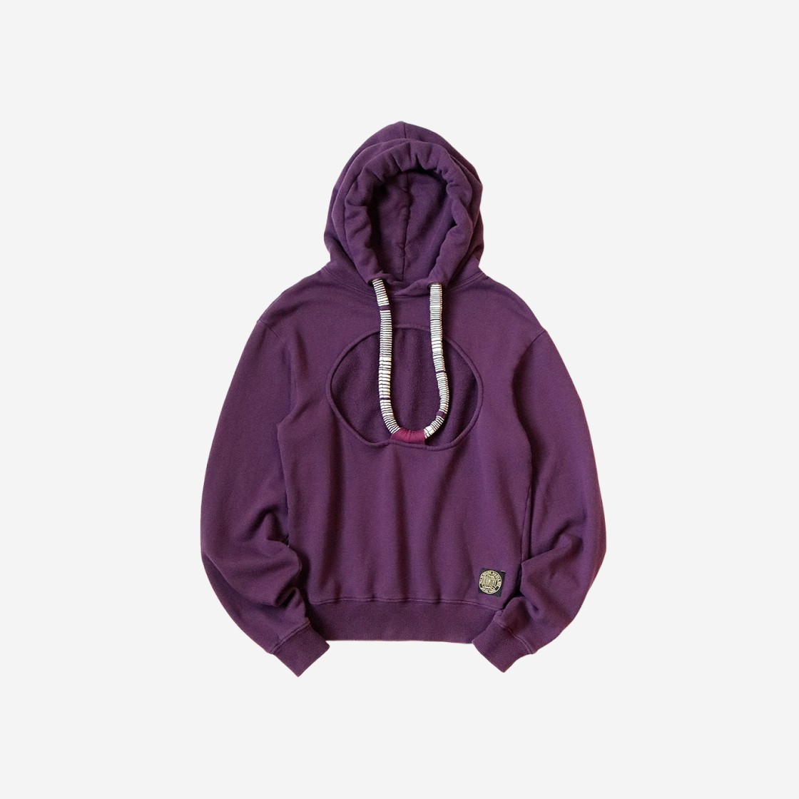 Kapital 30 Fleece Cutout Dragon Hood Sweatshirt Purple 상세 이미지 1