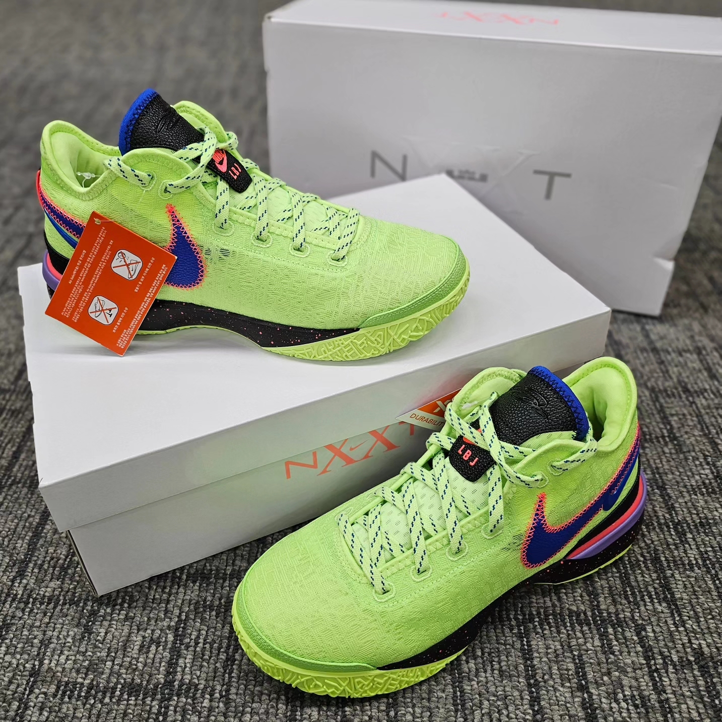 Nike LeBron NXXT Gen EP Ghost Green 착용 스타일 - 8