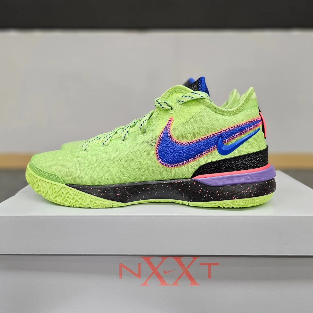 Nike LeBron NXXT Gen EP Ghost Green 착용 스타일 - 3