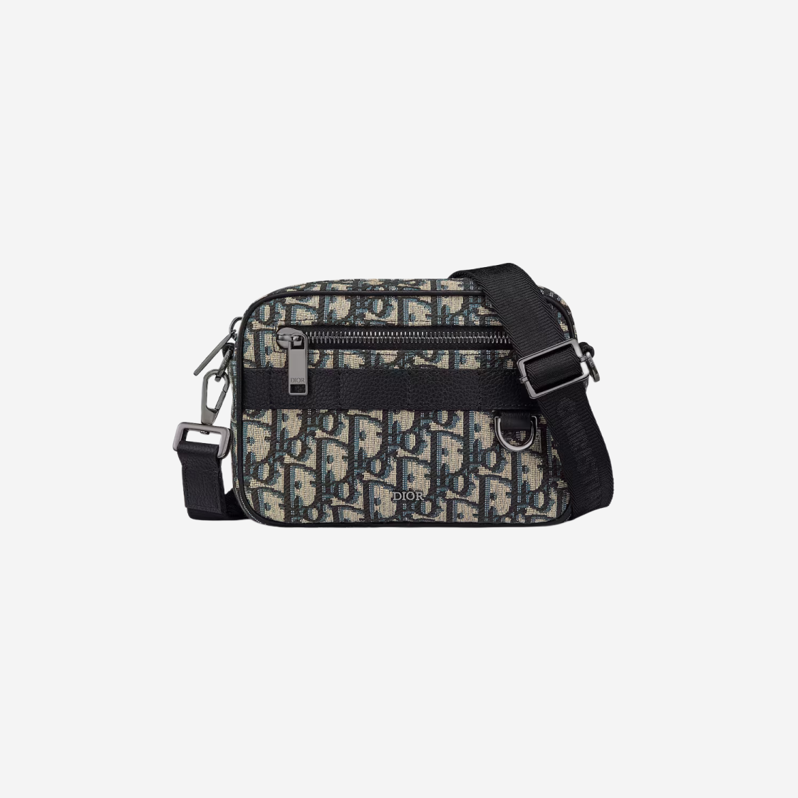 Dior Safari Mini Messenger Bag Dior Oblique Jacquard Beige Black 상세 이미지 1