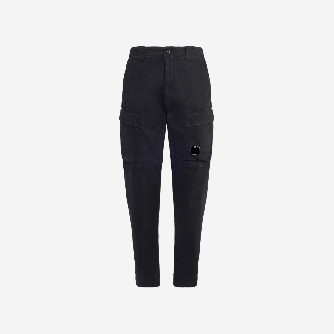 C.P. Company Stretch Sateen Cargo Pants Ergonomic Fit Black - 23FW 상세 이미지 1