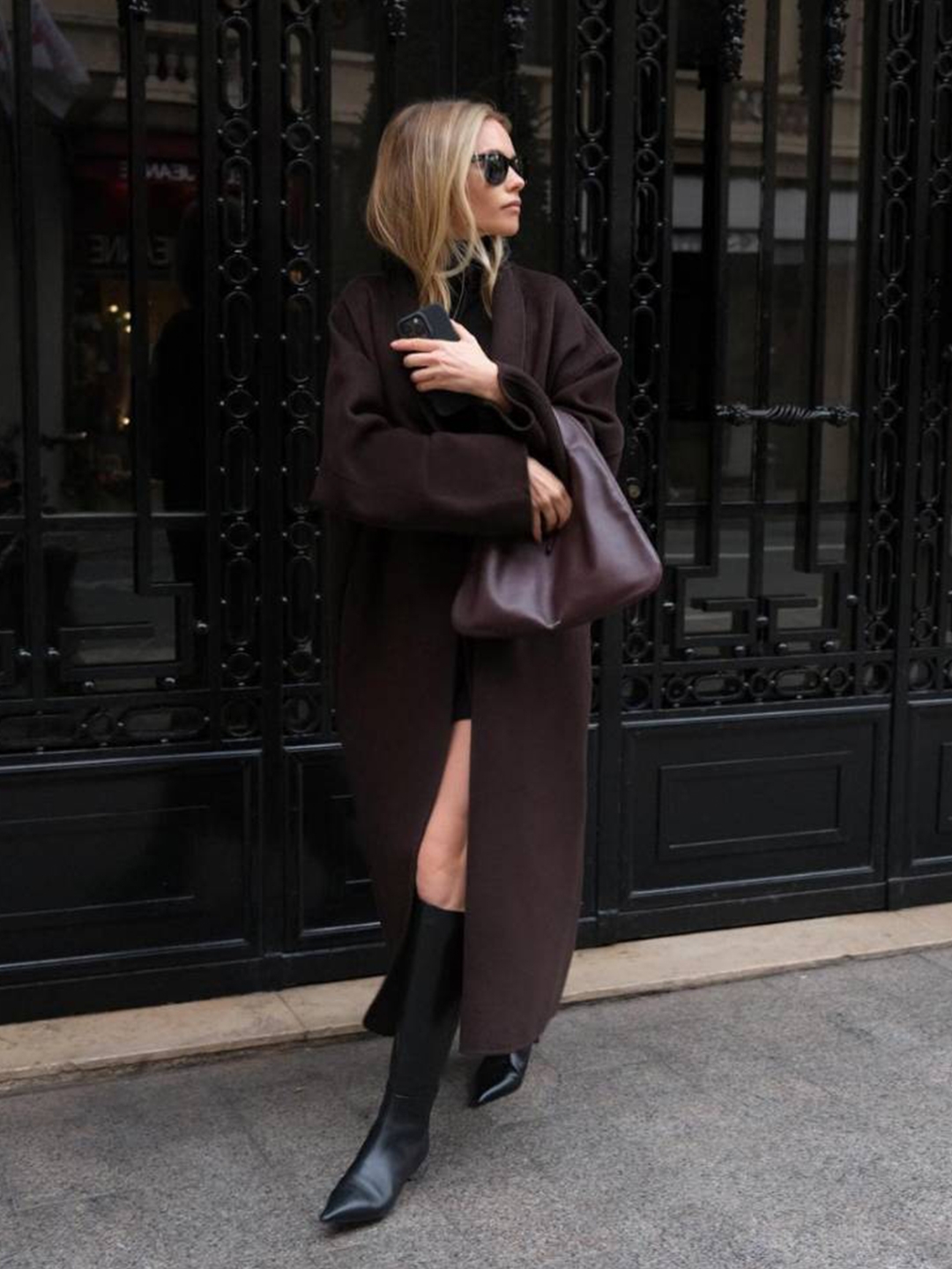 Our Legacy Uniform Coat Brown Exquisite Wool, Undermycar Legion.02 Balmacaan Oversized Wool Coat Beige 착용 스타일 - 2