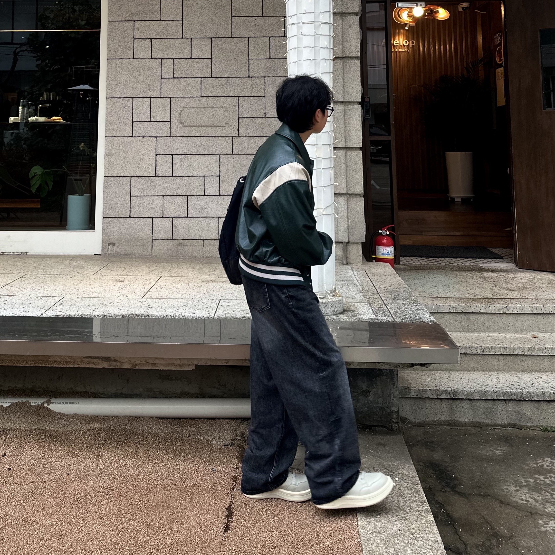Converse x Drkshdw Turbowpn Pelican 착용 스타일 - 2