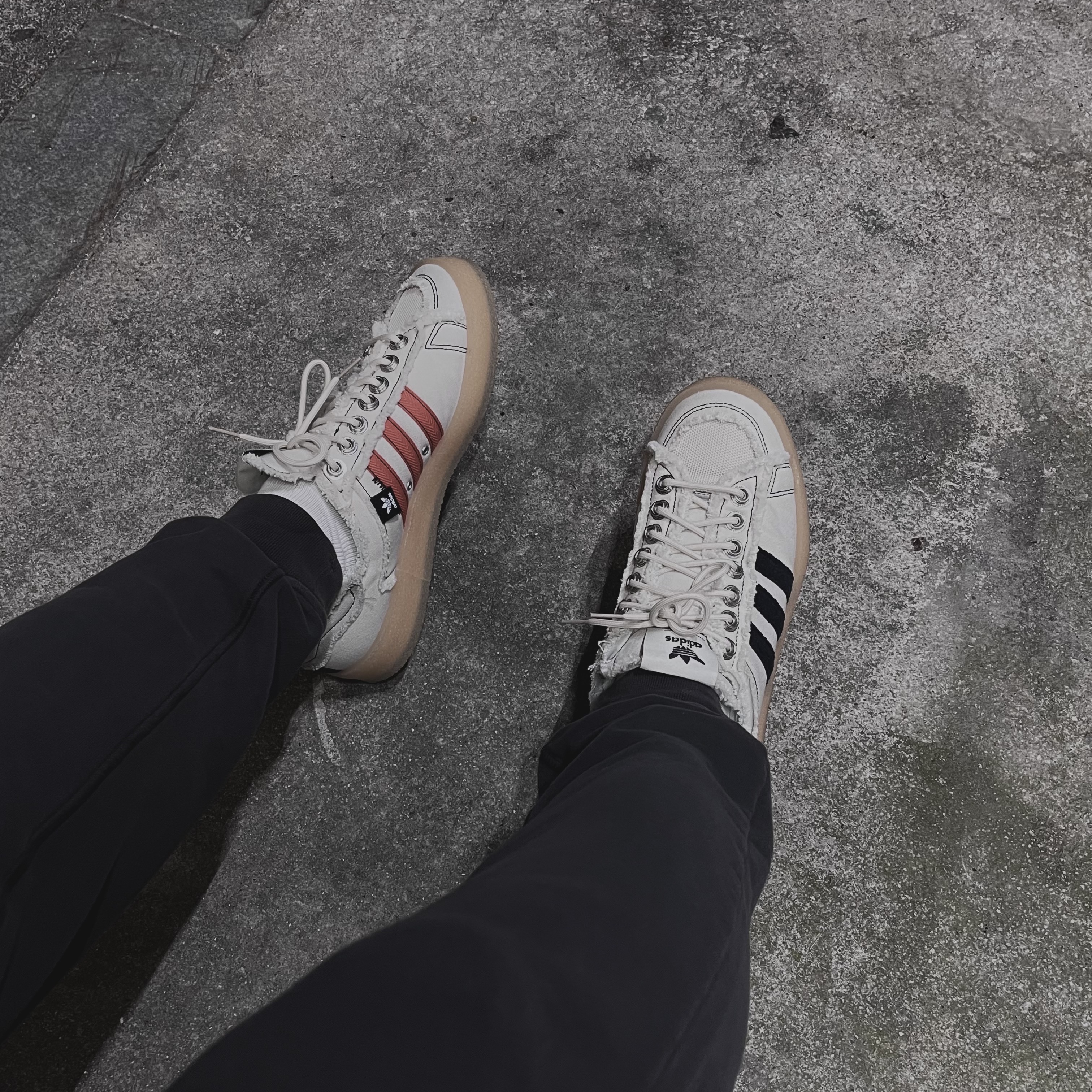 Adidas x Song for the Mute Campus 80s Bliss Core Black 착용 스타일