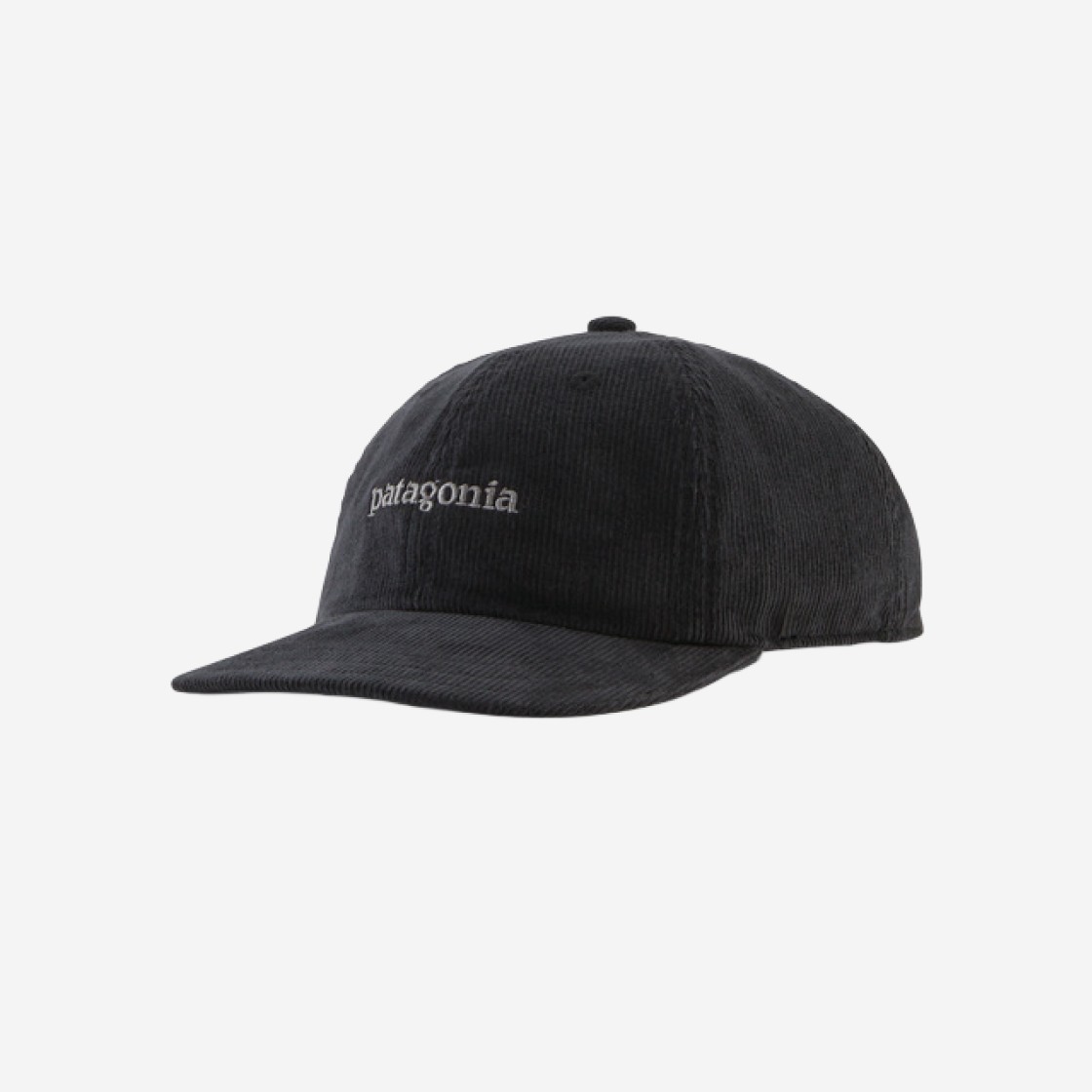 Patagonia Corduroy Cap Text Logo Ink Black 상세 이미지 1