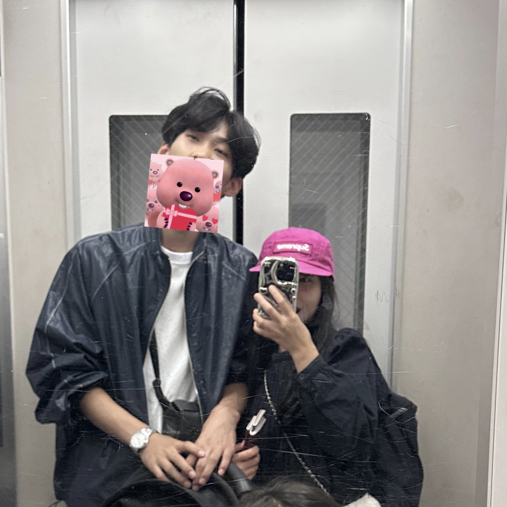 Supreme Waxed Cotton Camp Cap Magenta - 23FW 착용 스타일