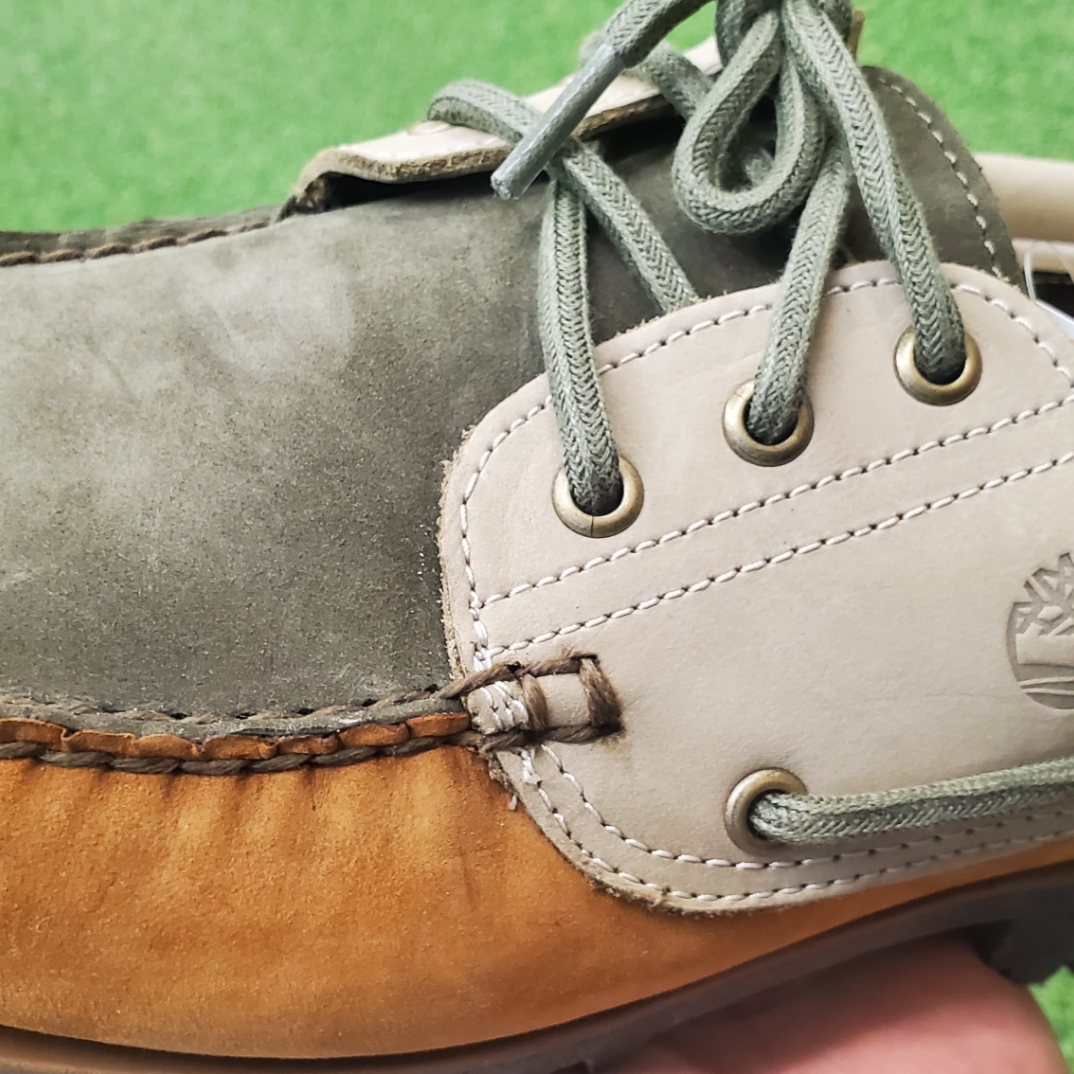 Timberland 3-Eye Lug Boat Shoes Wheat - Wide 착용 스타일 - 2