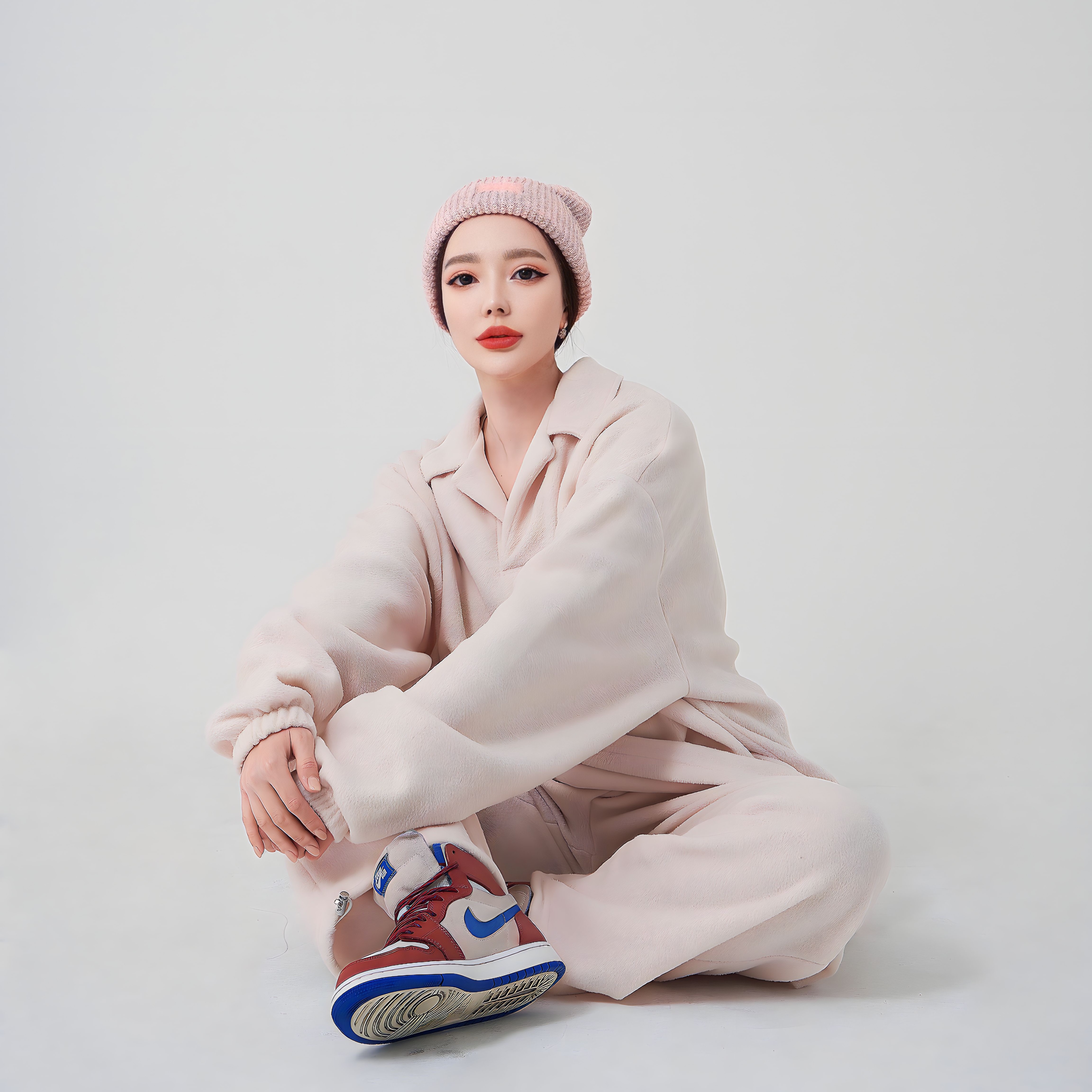 (W) Jordan 1 Zoom Air CMFT Team Red 착용 스타일 - 3