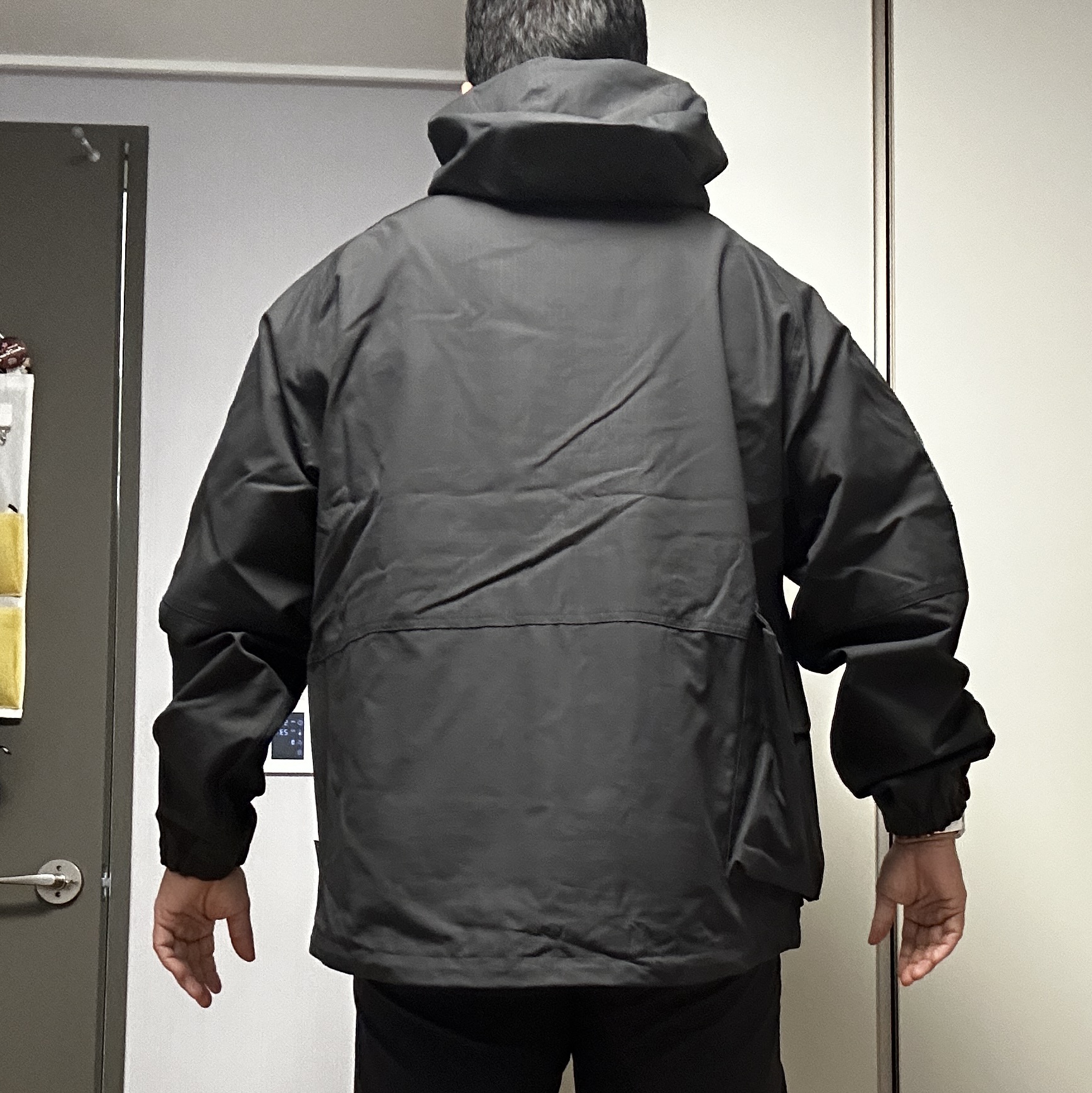 Palace Gore-Tex Cotton RS Jacket Black - 23FW 착용 스타일 - 2