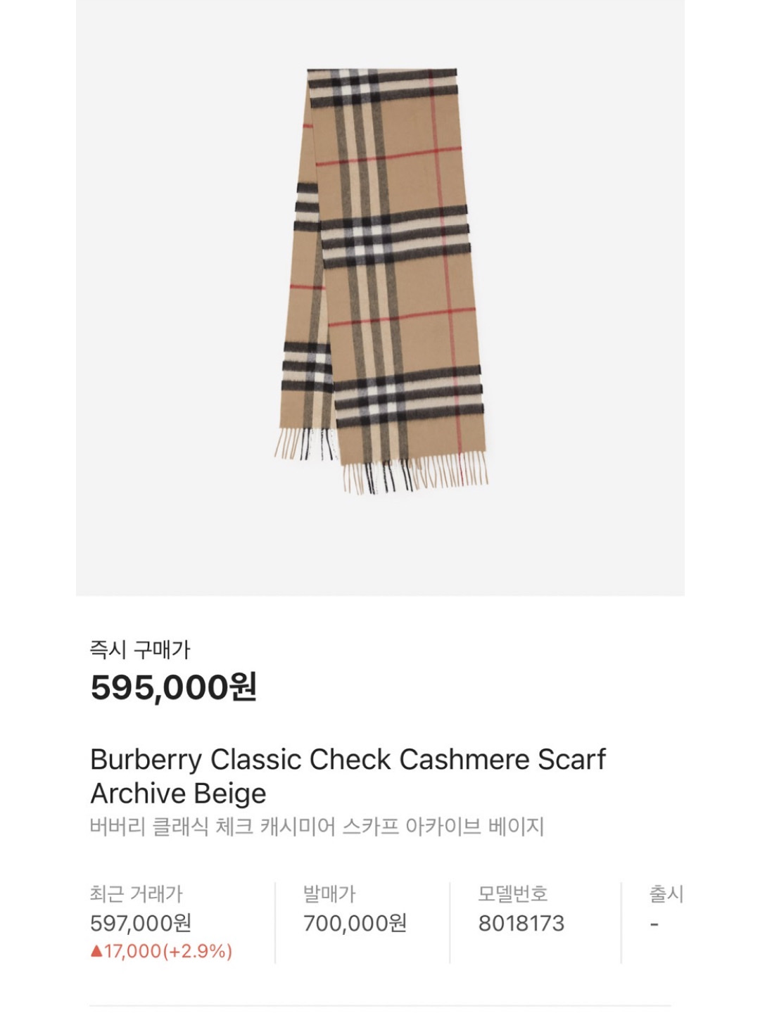 Burberry Classic Check Cashmere Muffler Archive Beige 착용 스타일 - 6