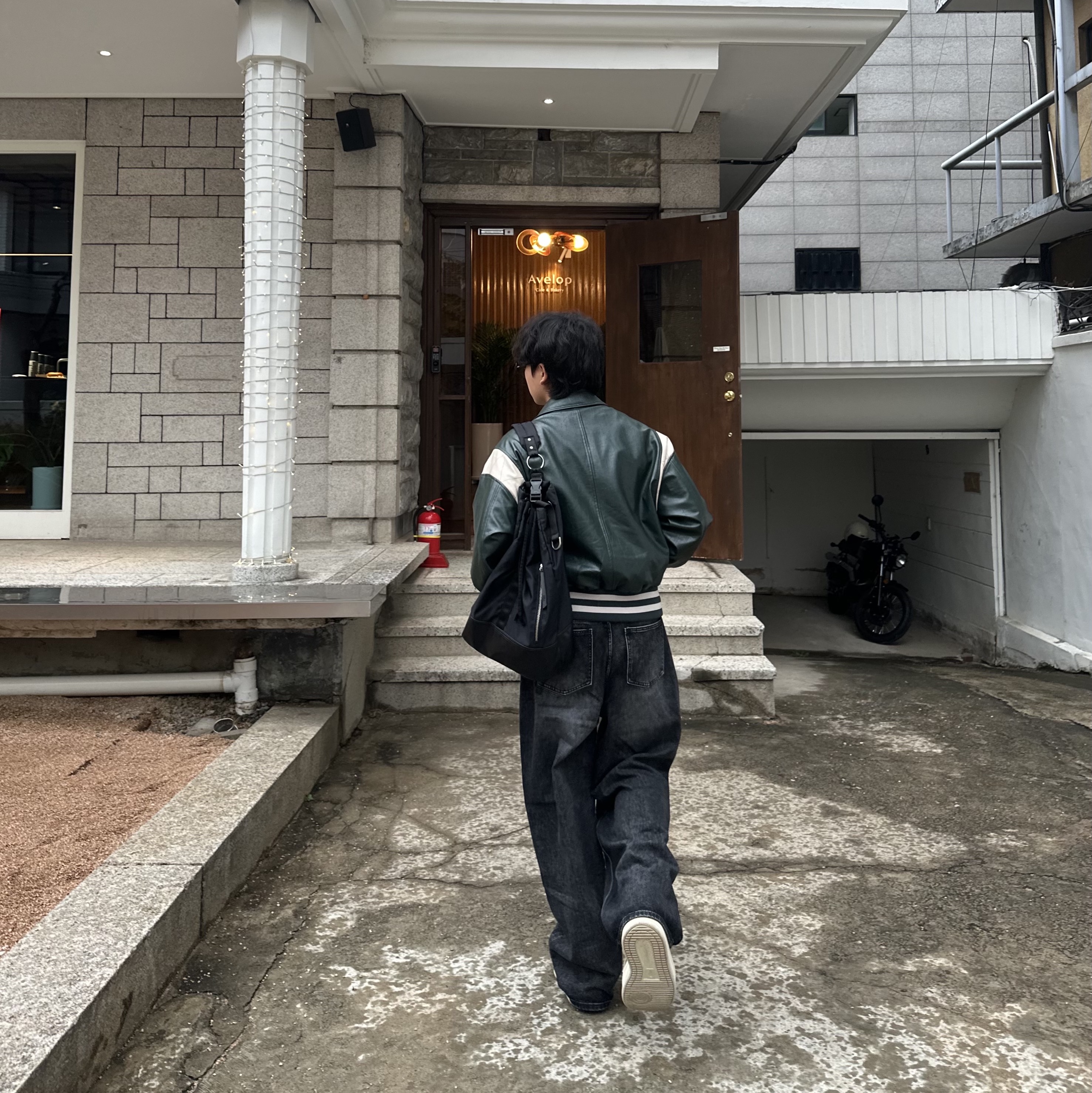 Converse x Drkshdw Turbowpn Pelican 착용 스타일 - 3