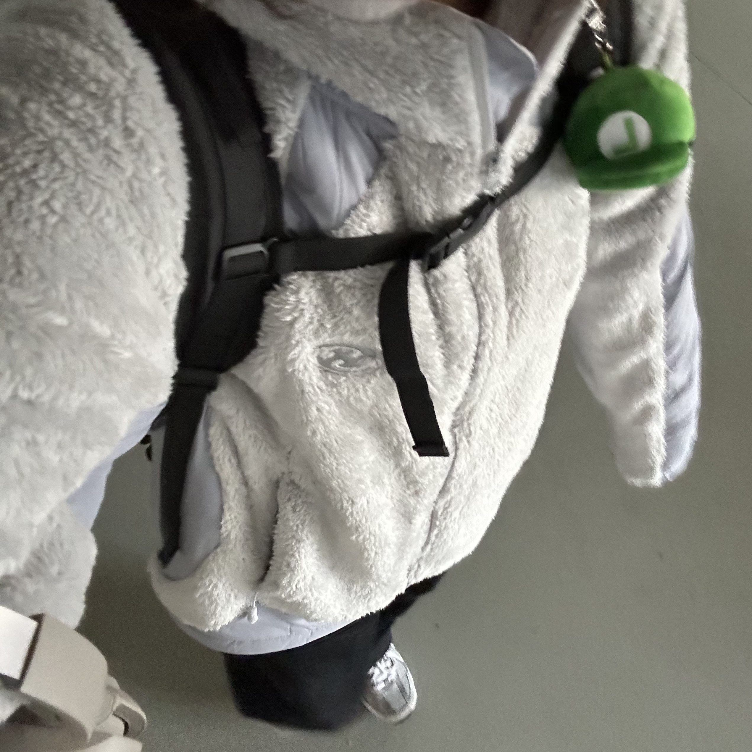 Sansan Gear Fleece Hooded Jacket Light Grey - 23FW, New Balance 530 Grey 착용 스타일 - 4