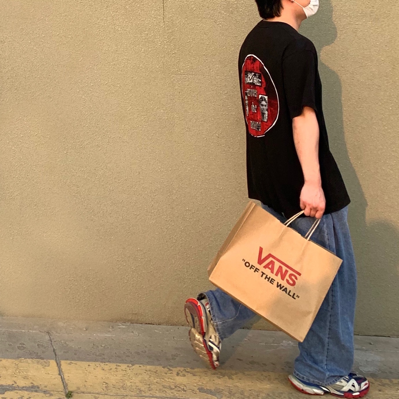 Balenciaga Track.2 Sneakers Blue Red 2019 착용 스타일