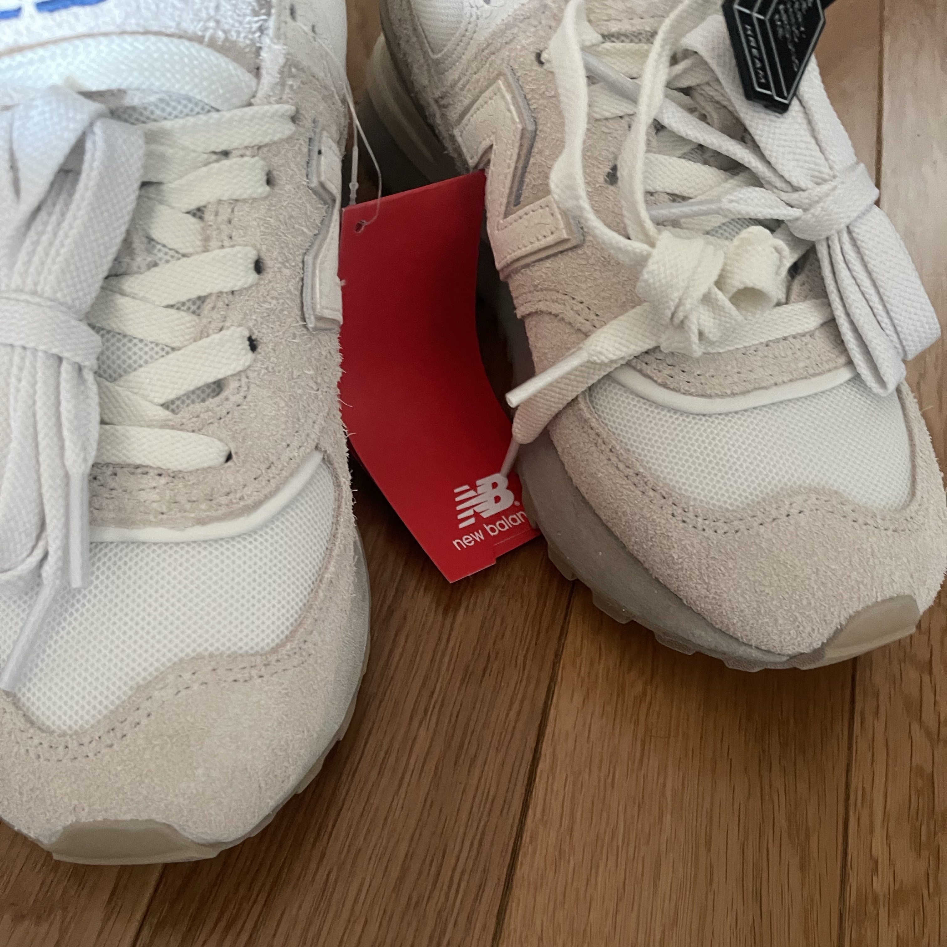 New Balance x Recto 574 Ash Cream Legacy 착용 스타일