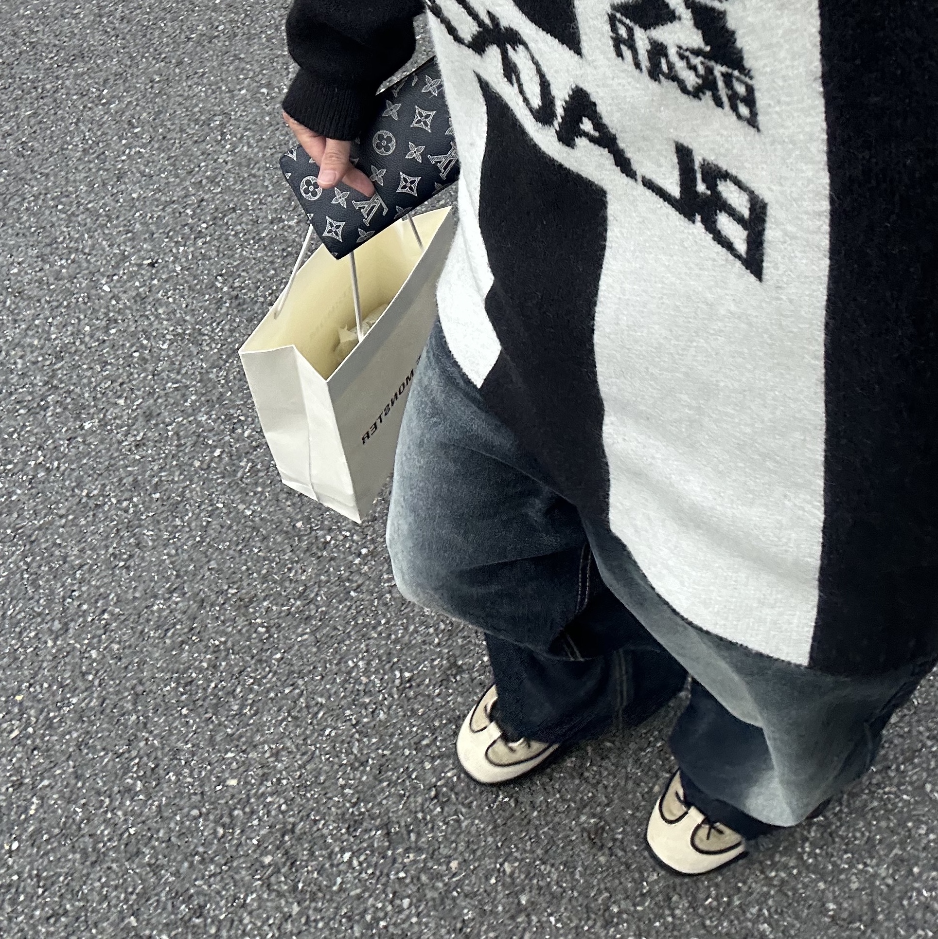 Nike x Stussy Air Penny II Rattan and Limestone 착용 스타일 - 2