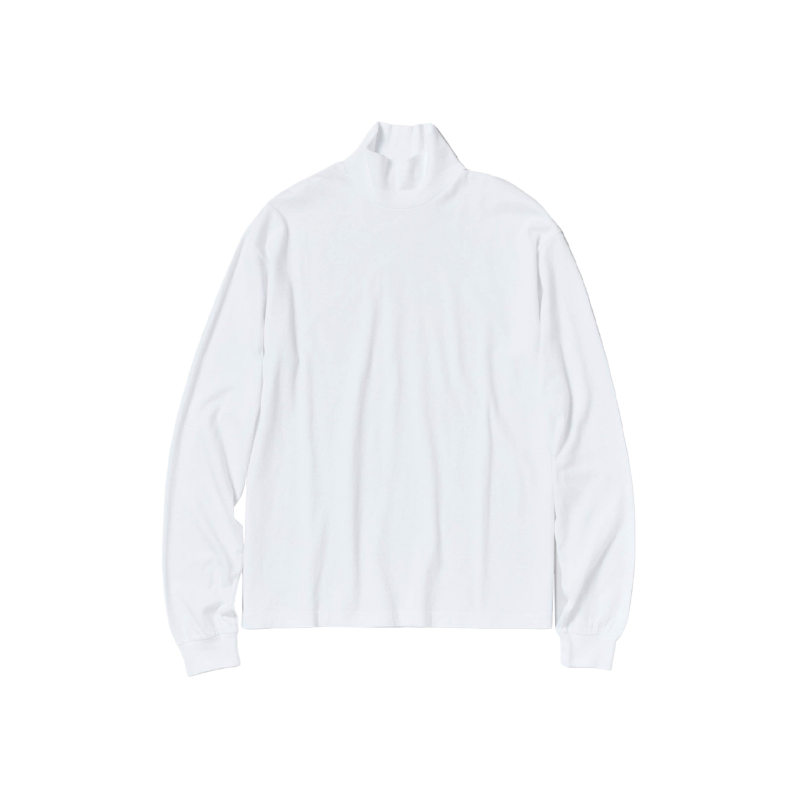 Auralee Seamless Hi Neck L/S T-Shirt White 상세 이미지 1