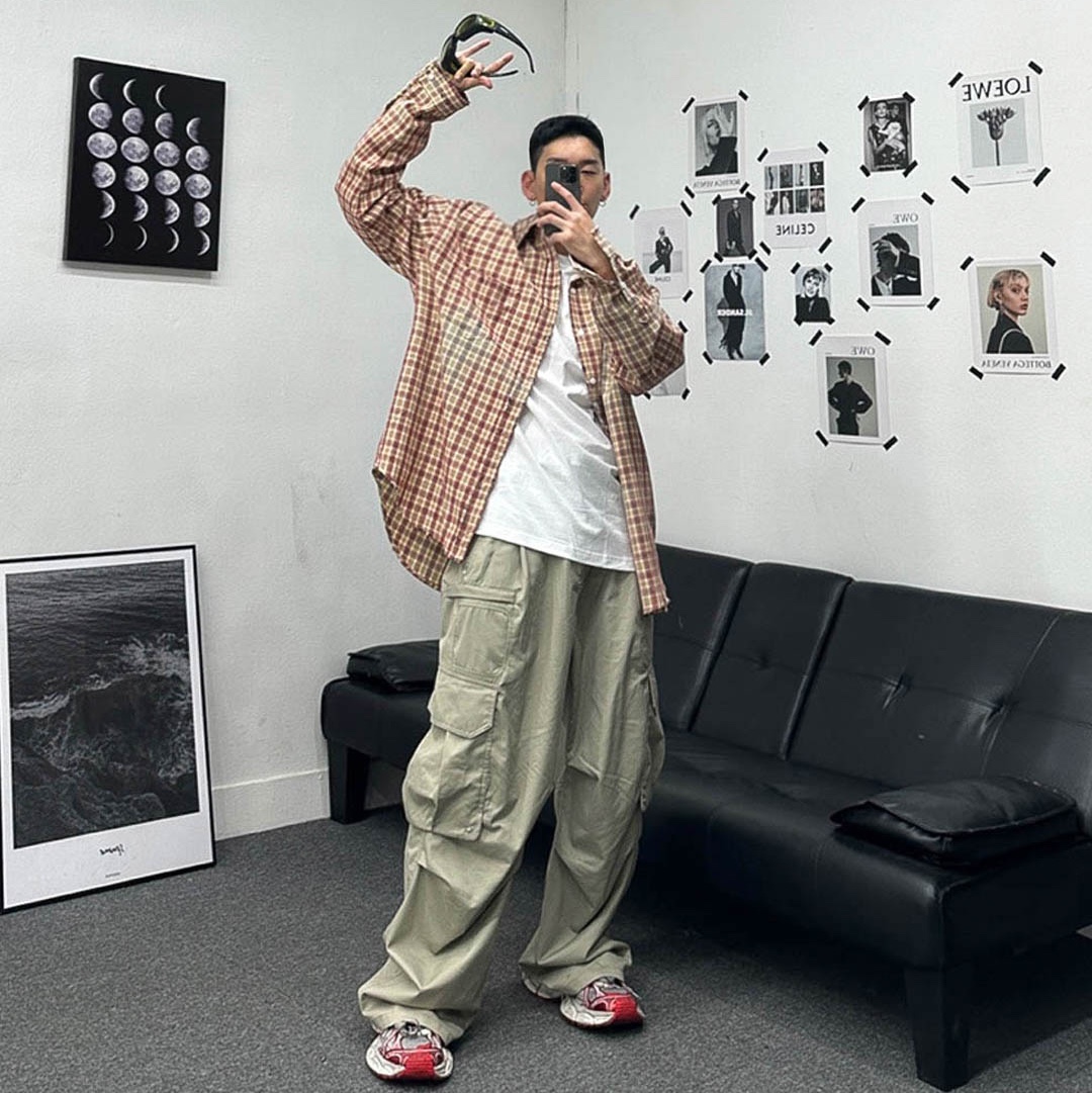 Balenciaga 3XL Sneakers White Red 착용 스타일 - 3