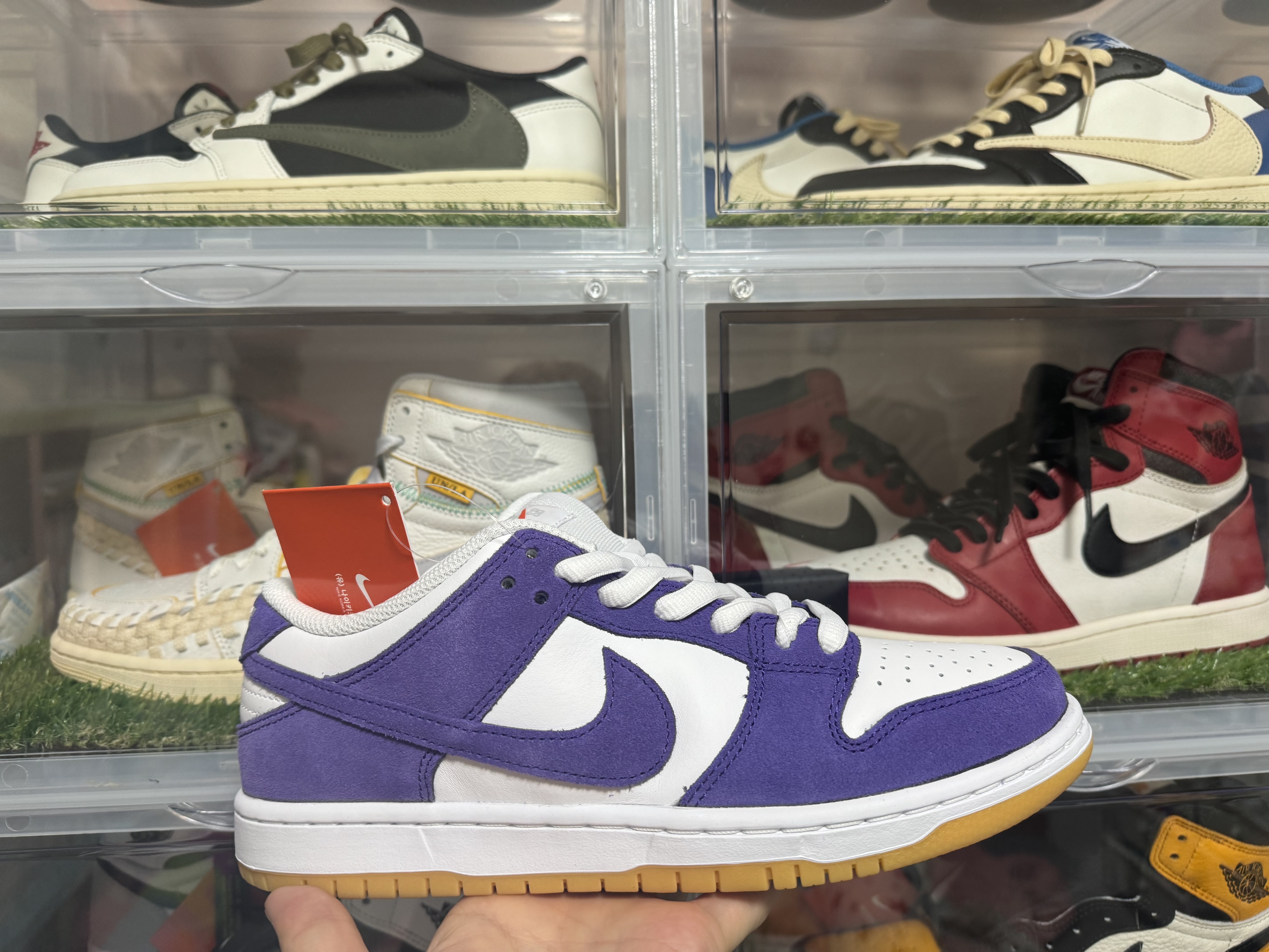 Nike Dunk Low Pro SB Court Purple 착용 스타일