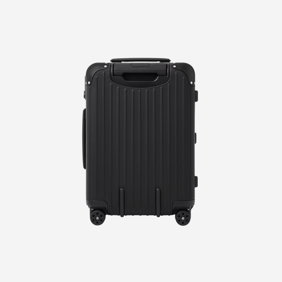 Rimowa Distinct Cabin Leather Aluminium Suitcase Black 상세 이미지 4