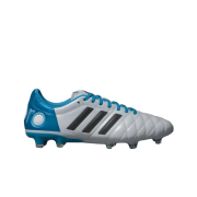 Adidas 11Pro Firm Ground Cleats Cloud White Solar Blue