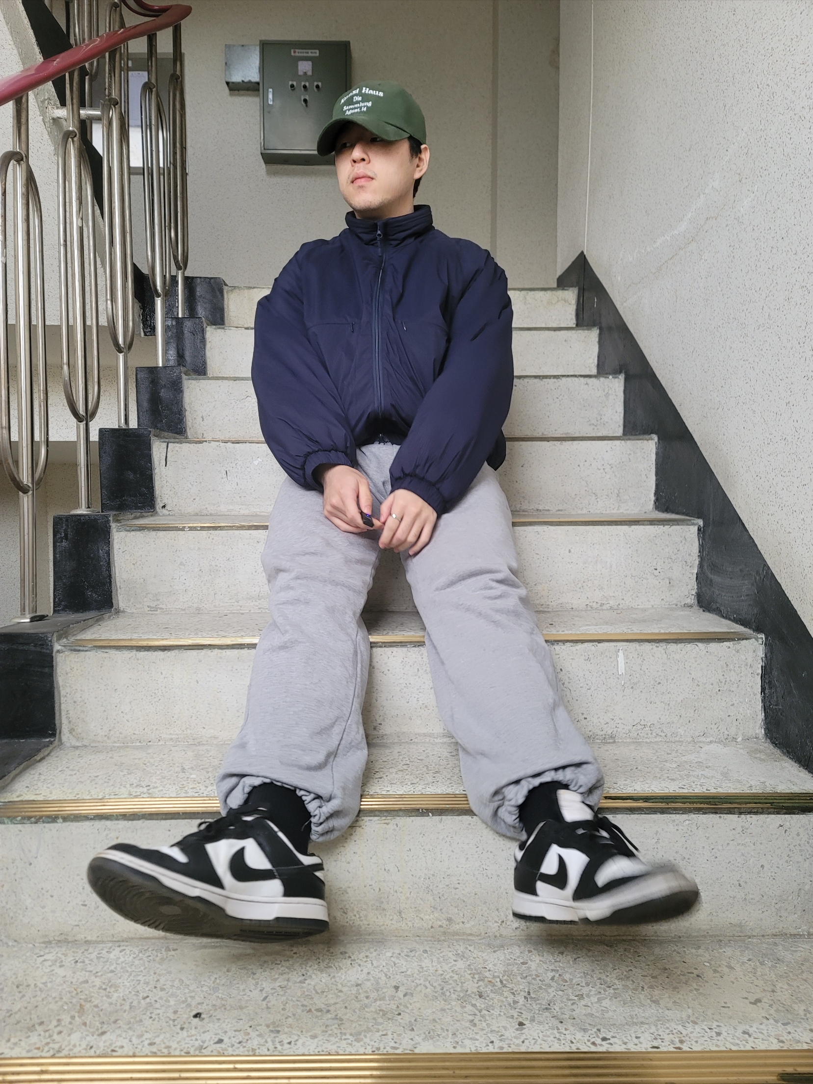 Nike Dunk Low Retro Black 착용 스타일