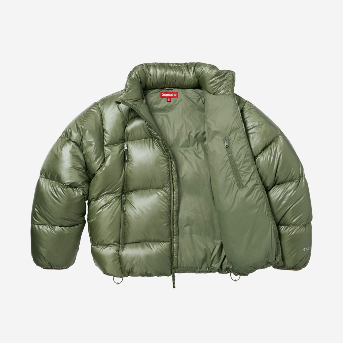 Supreme Featherweight Down Puffer Jacket Olive - 23FW 상세 이미지 2