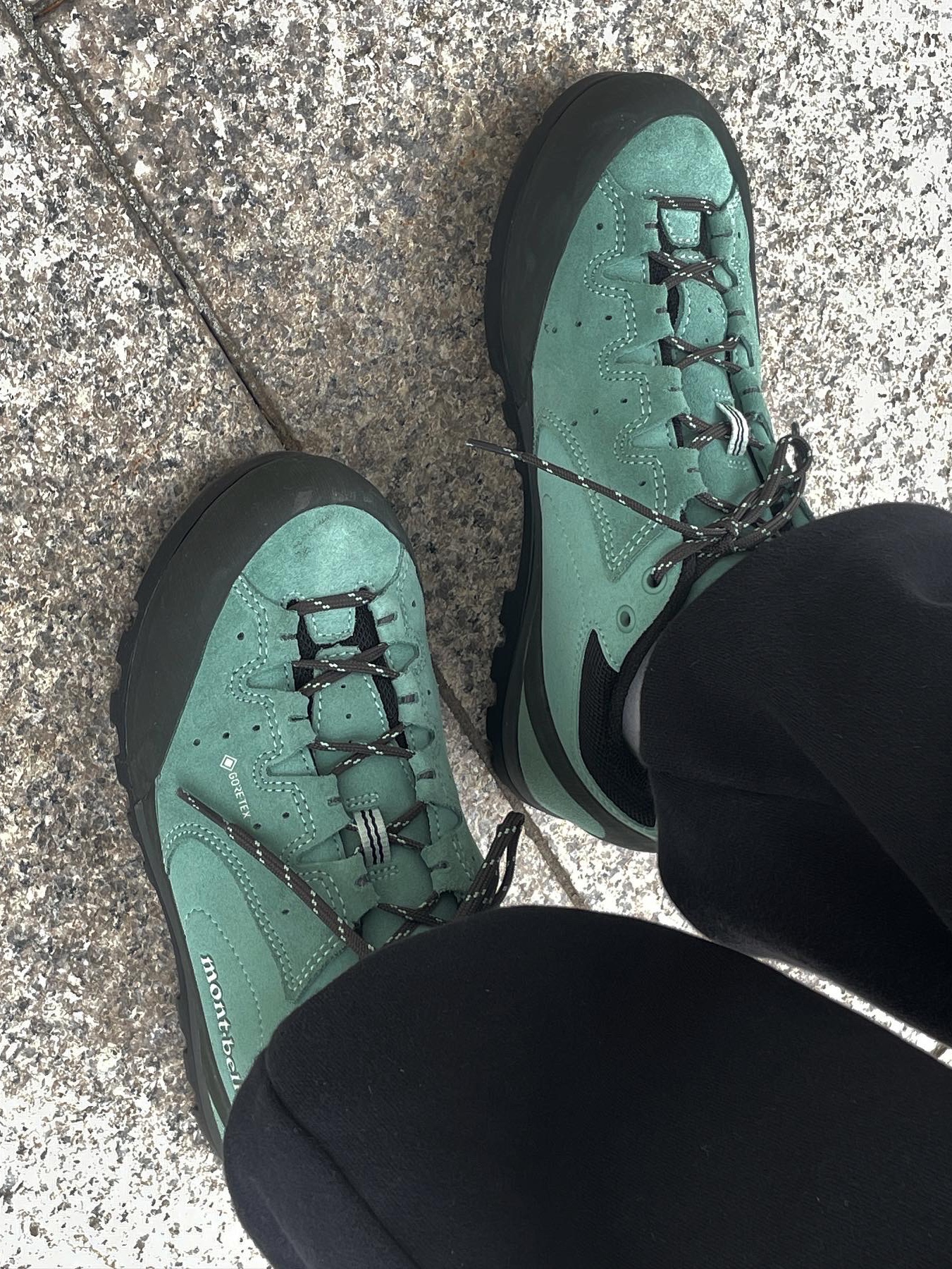 (W) Montbell Crag Hopper Leather Jade 착용 스타일 - 3