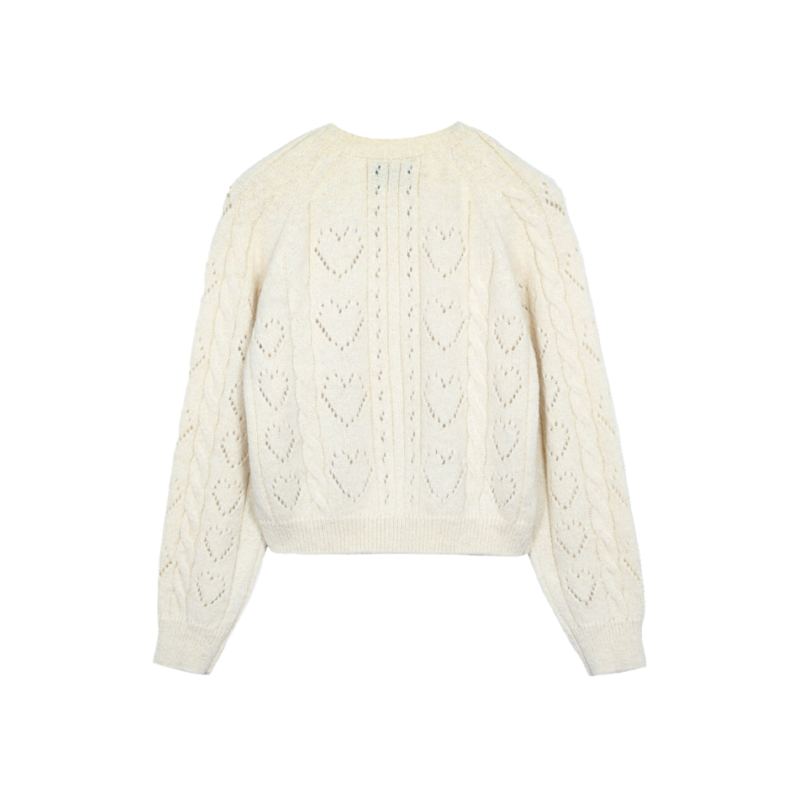 (W) Haag A Love Cardigan Ivory 상세 이미지 2