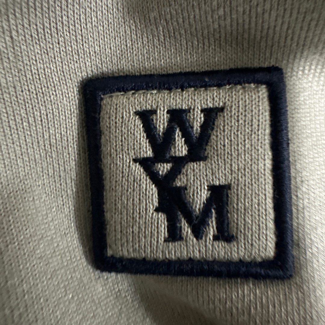 Wooyoungmi Back Logo Zip Hoodie Grey - 23SS 착용 스타일