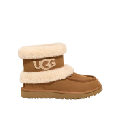 (W) UGG Ultra Mini UGG Fluff Chestnut
