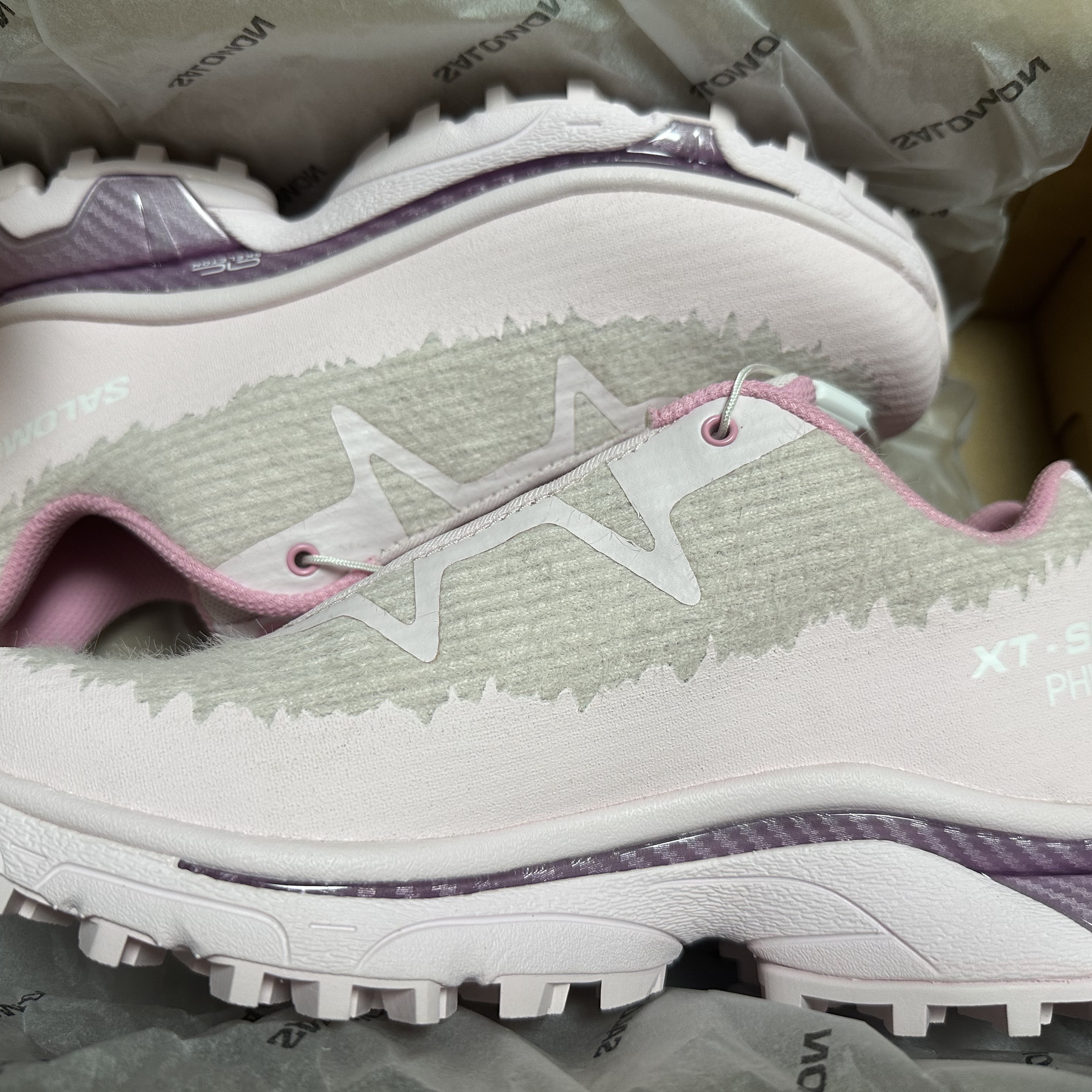 Salomon x Phileo XT-SP1 Cradle Pink Prism Pink 착용 스타일 - 1